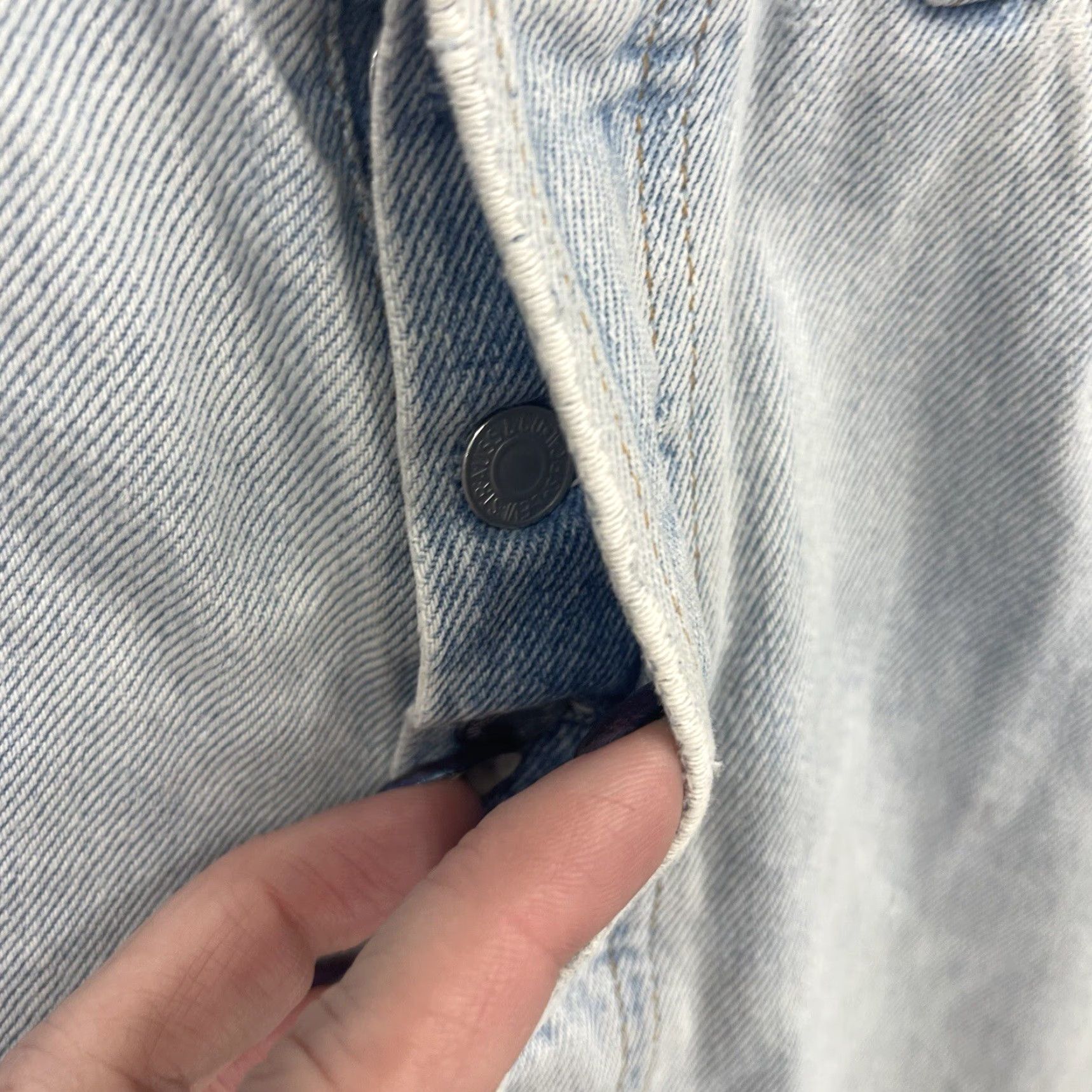 Levi's VINTAGE Levi's 501 High Rise Denim Jeans Womens 33 Blue Cut Off USA Jorts Size 24" / US 00 / IT 34 - 7 Thumbnail