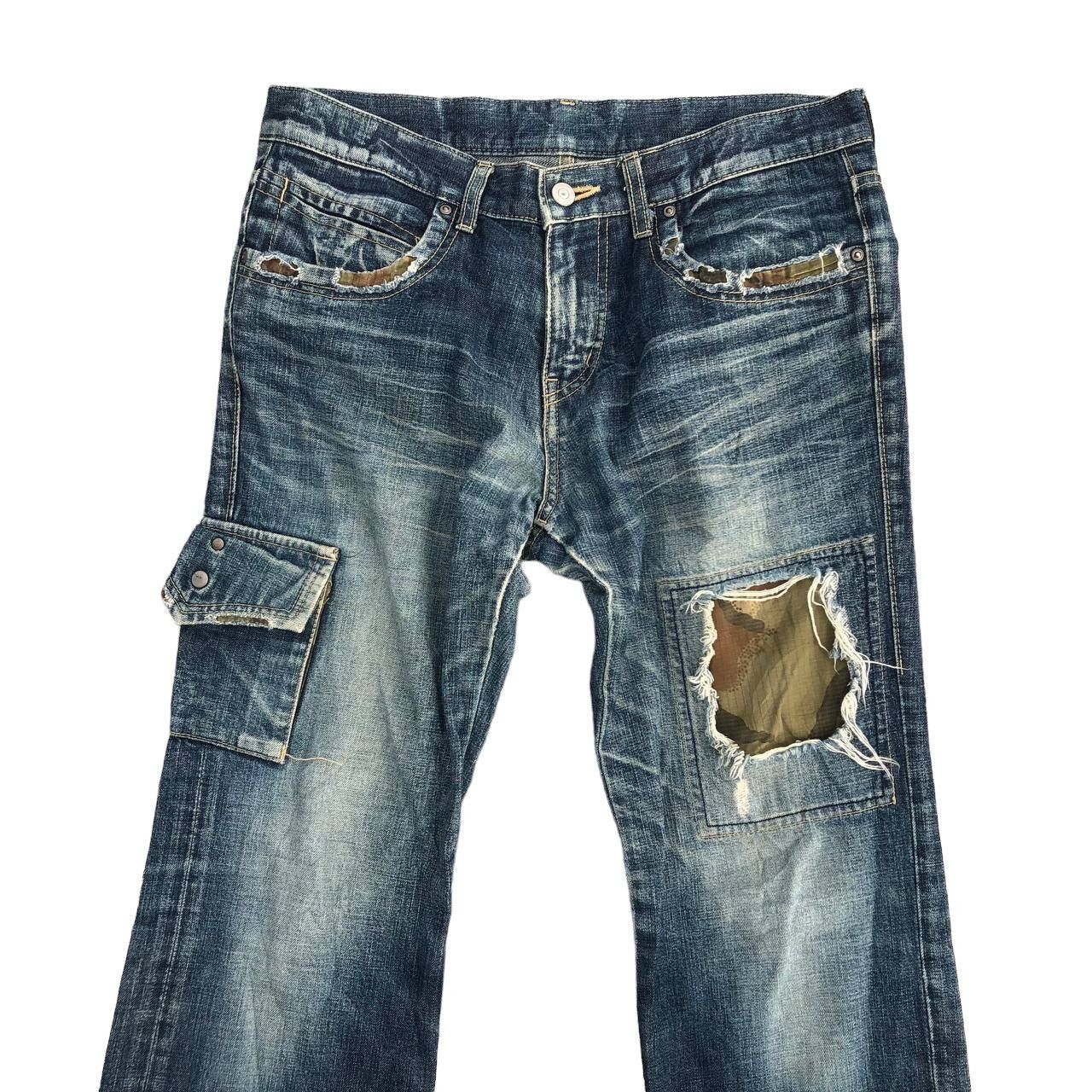 ABAHOUSE × Japanese Brand VINTAGE ABAHOUSE DISTRESSED DENIM Size US 34 / EU 50 - 3 Thumbnail