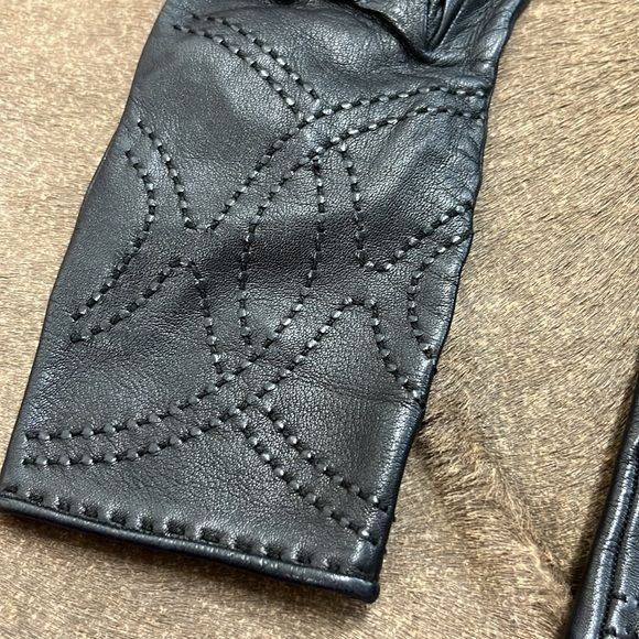 Hermes HERMES Leather Stitched H Gloves Size ONE SIZE - 2 Thumbnail