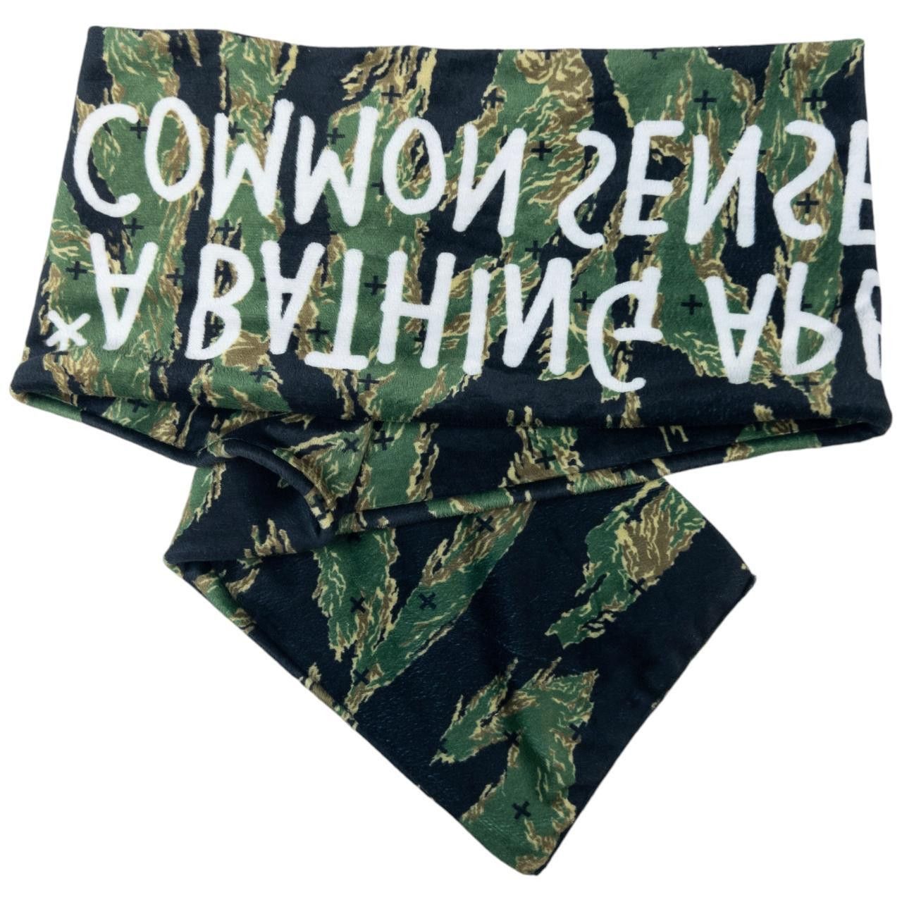 Bape Vintage BAPE Common Sense Camo Scarf Size ONE SIZE - 2 Thumbnail