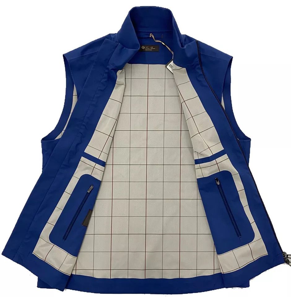 Loro Piana o1srvl11e0325 Vest in Blue Size US S / EU 44-46 / 1 - 3 Thumbnail