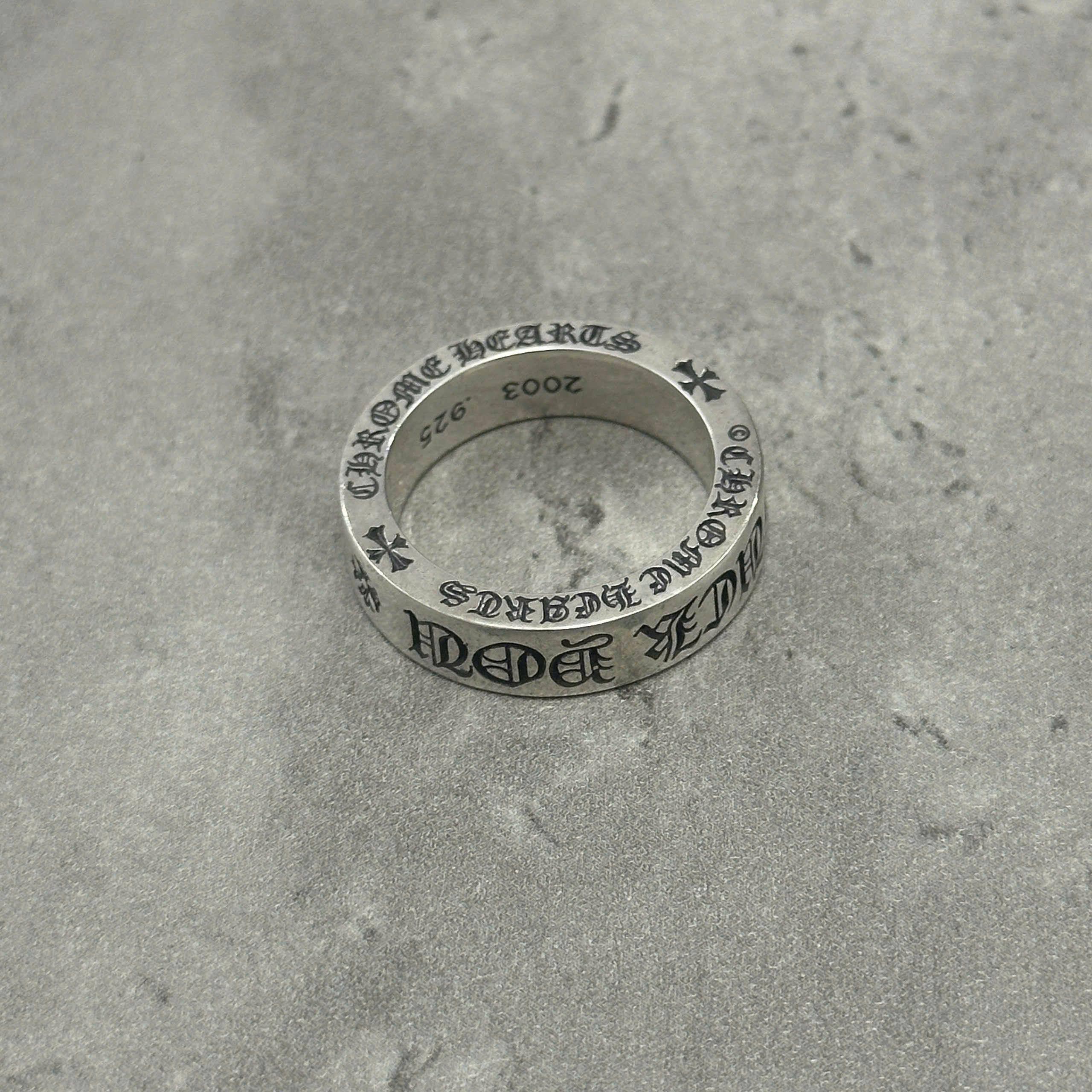 Chrome Hearts CHROME HEARTS Fuck You 6MM Space Ring SILVER Size ONE SIZE - 4 Thumbnail