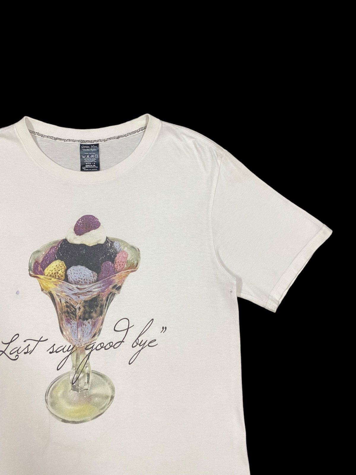 Number (N)ine Number (N)ine SS09“Last Say Good Bye” Eyescream Printed Tee Size US M / EU 48-50 / 2 - 7 Thumbnail
