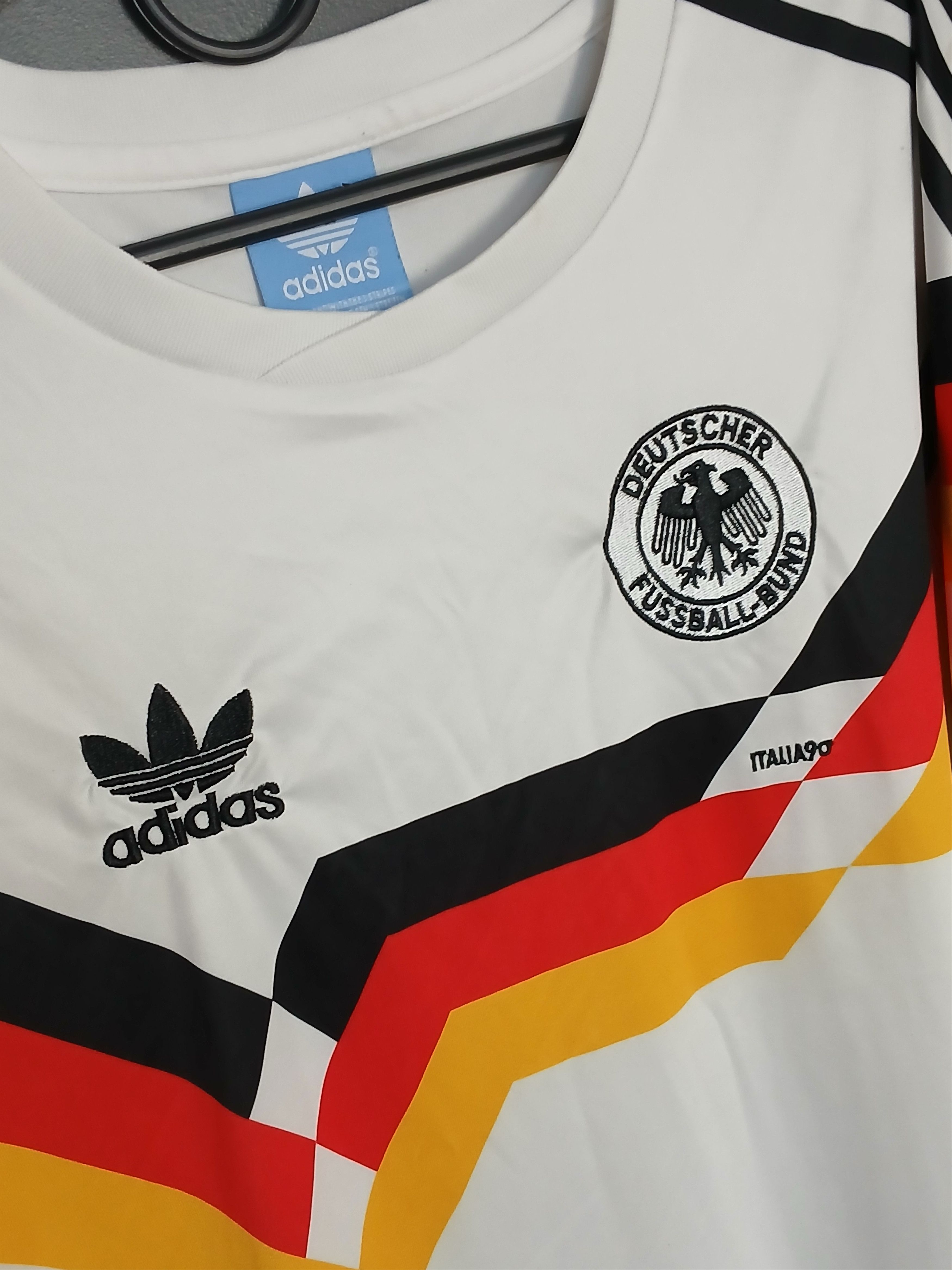 Adidas West Germany 1988/1991 Home Football Jersey T-Shirt Size US M / EU 48-50 / 2 - 3 Thumbnail
