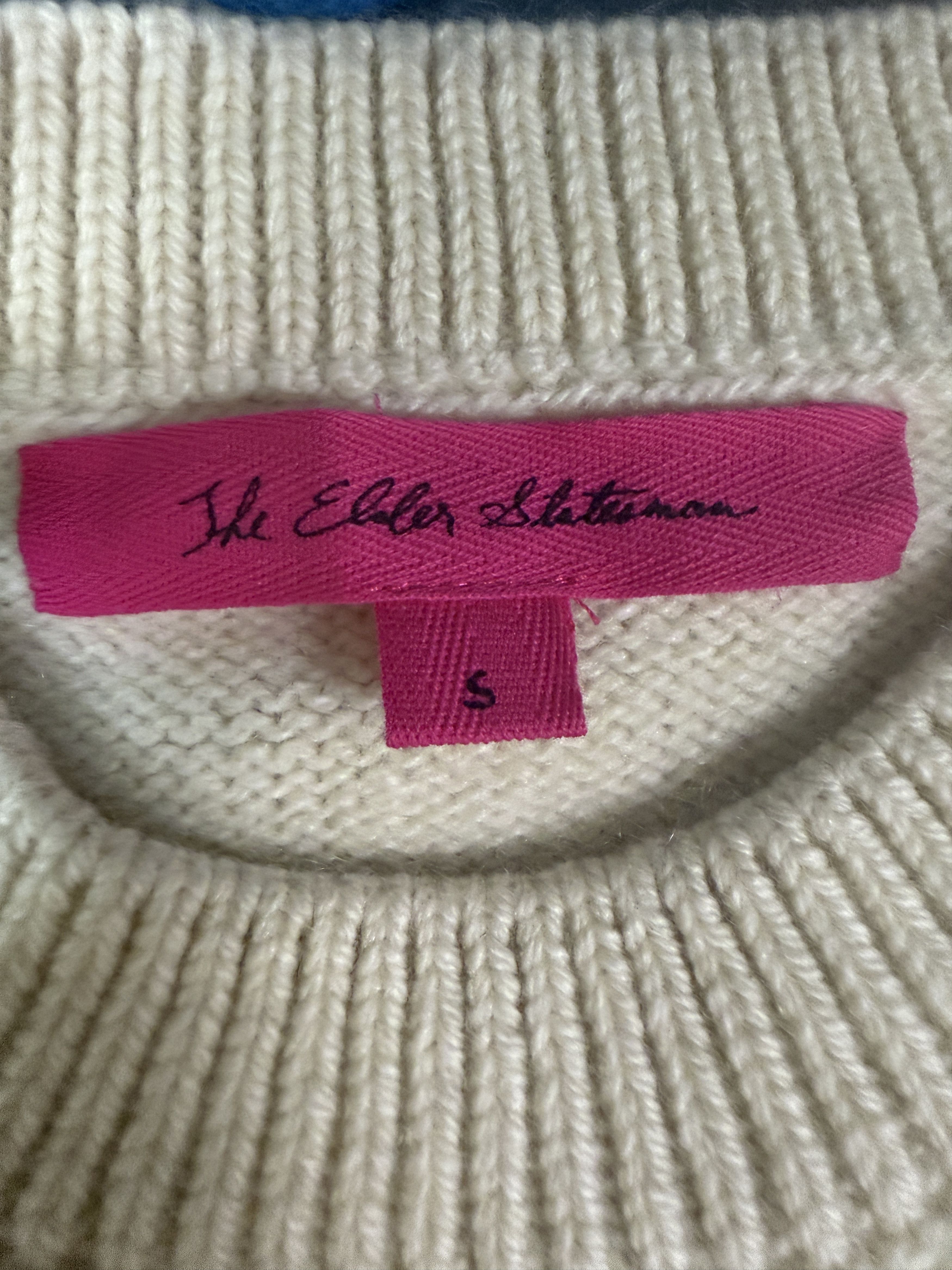 The Elder Statesman $1050 The Elder Statesman Simple Crew Cashmere Sweater Size S / US 4 / IT 40 - 9 Thumbnail