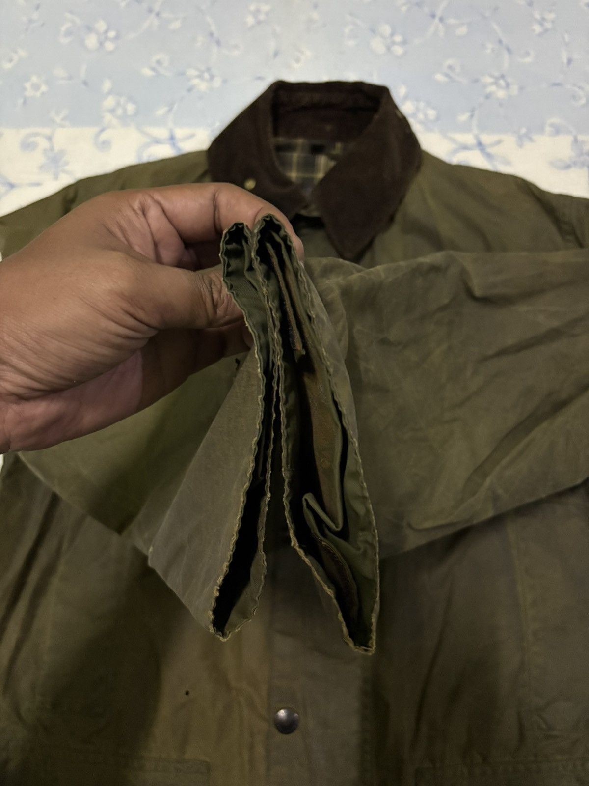 Barbour Barbour Border Cotton Waxed Jacket Hunting Jacket Size US L / EU 52-54 / 3 - 7 Thumbnail
