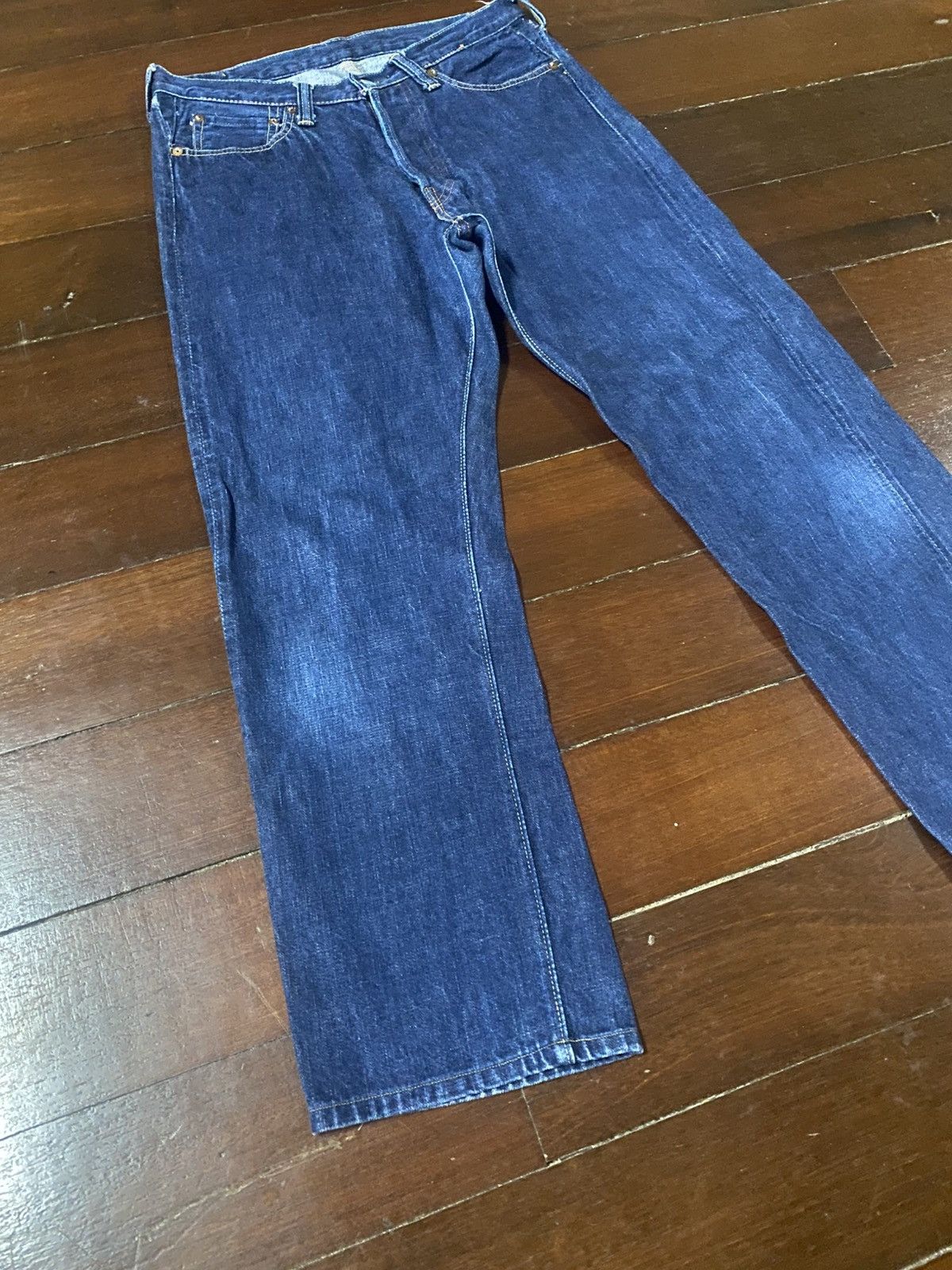 Full Count & Co. Rare 2000 limited edition FULLCOUNT 0105 selvedge Size US 31 - 3 Thumbnail