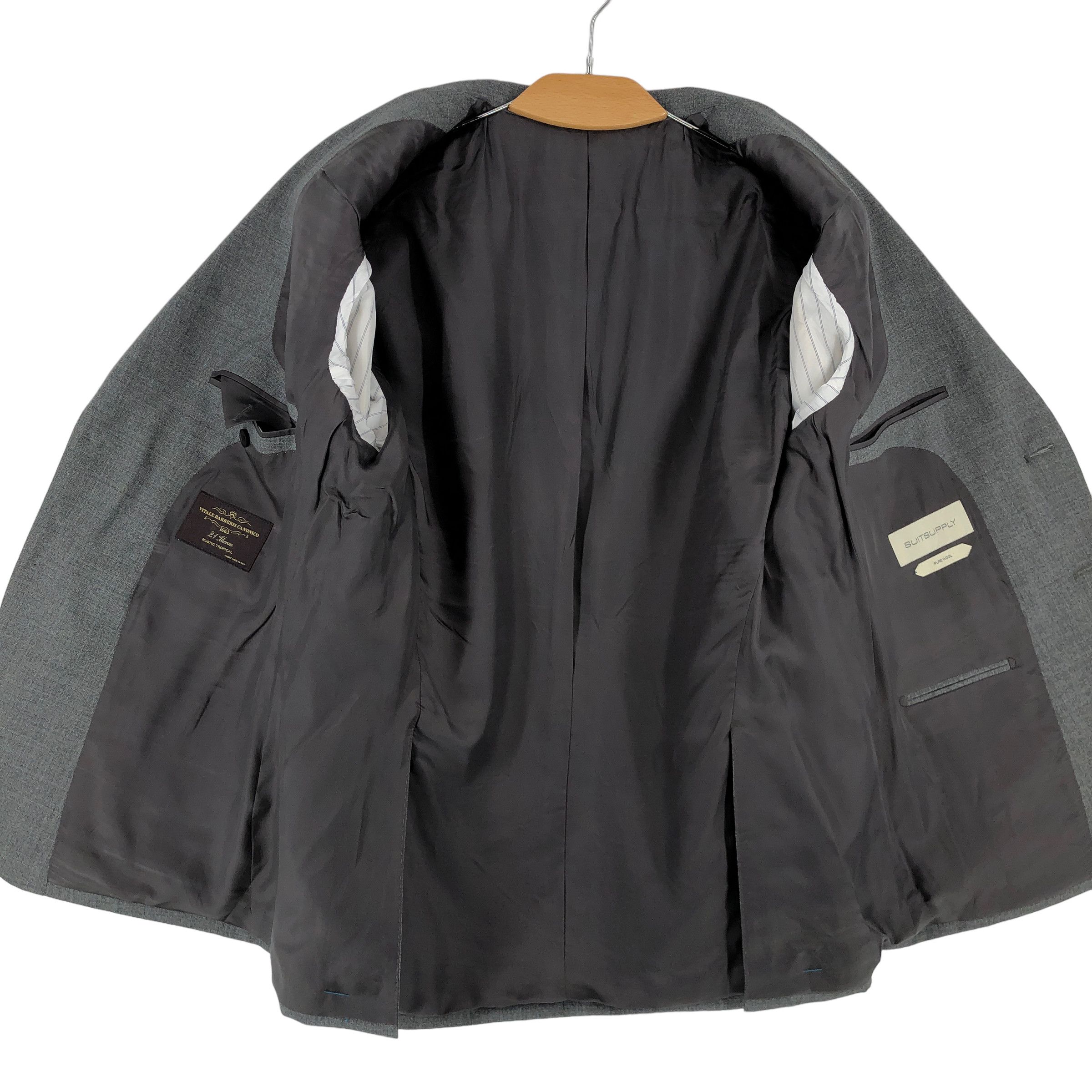 Suitsupply Lazio Single Breasted Wool Blazer Size EU:27; UK:44; US:44S Size 44S - 3 Thumbnail