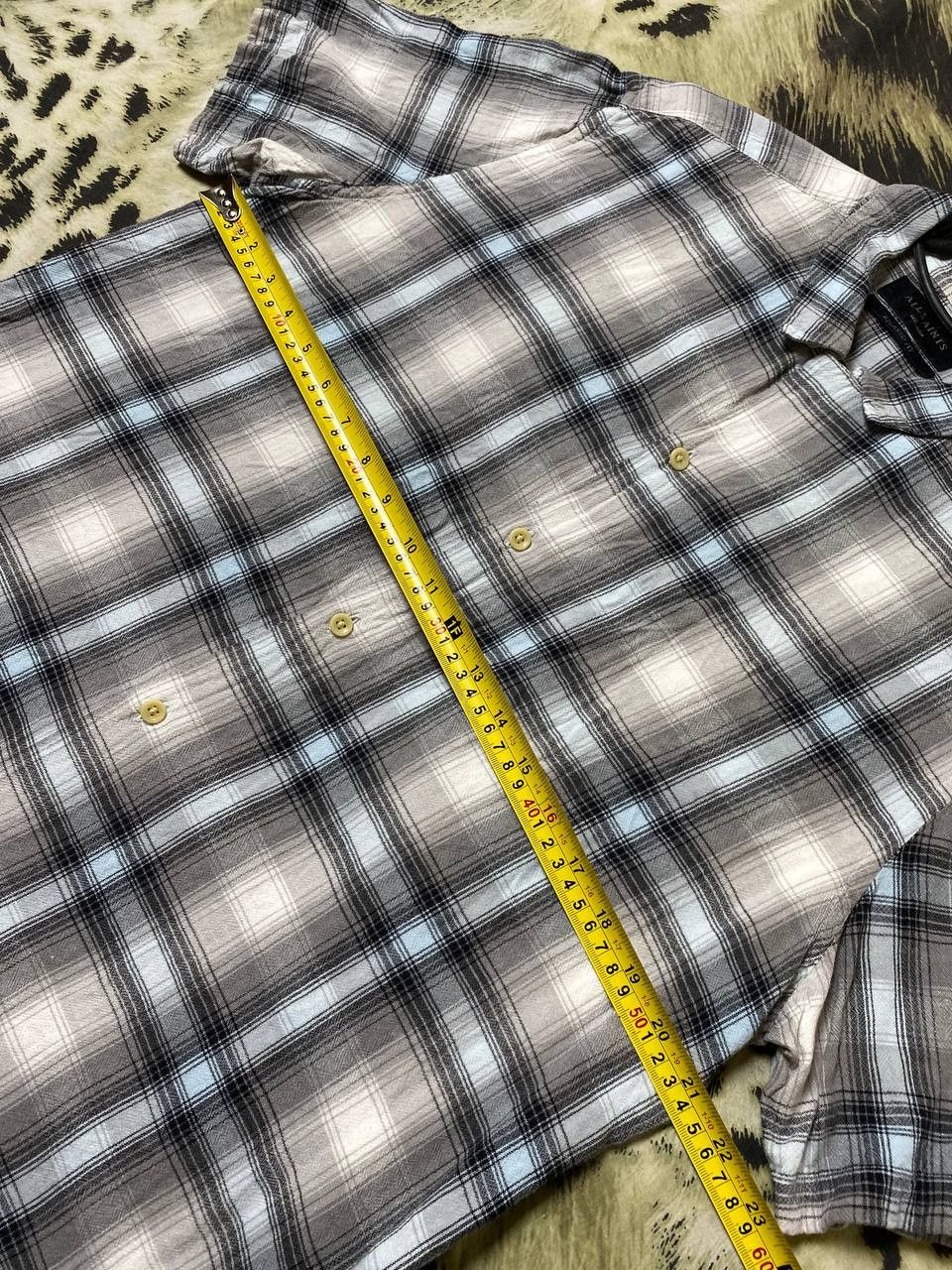 Allsaints × Vintage Allsaints Short Sleeve Plaid Button Up Size US M / EU 48-50 / 2 - 12 Thumbnail