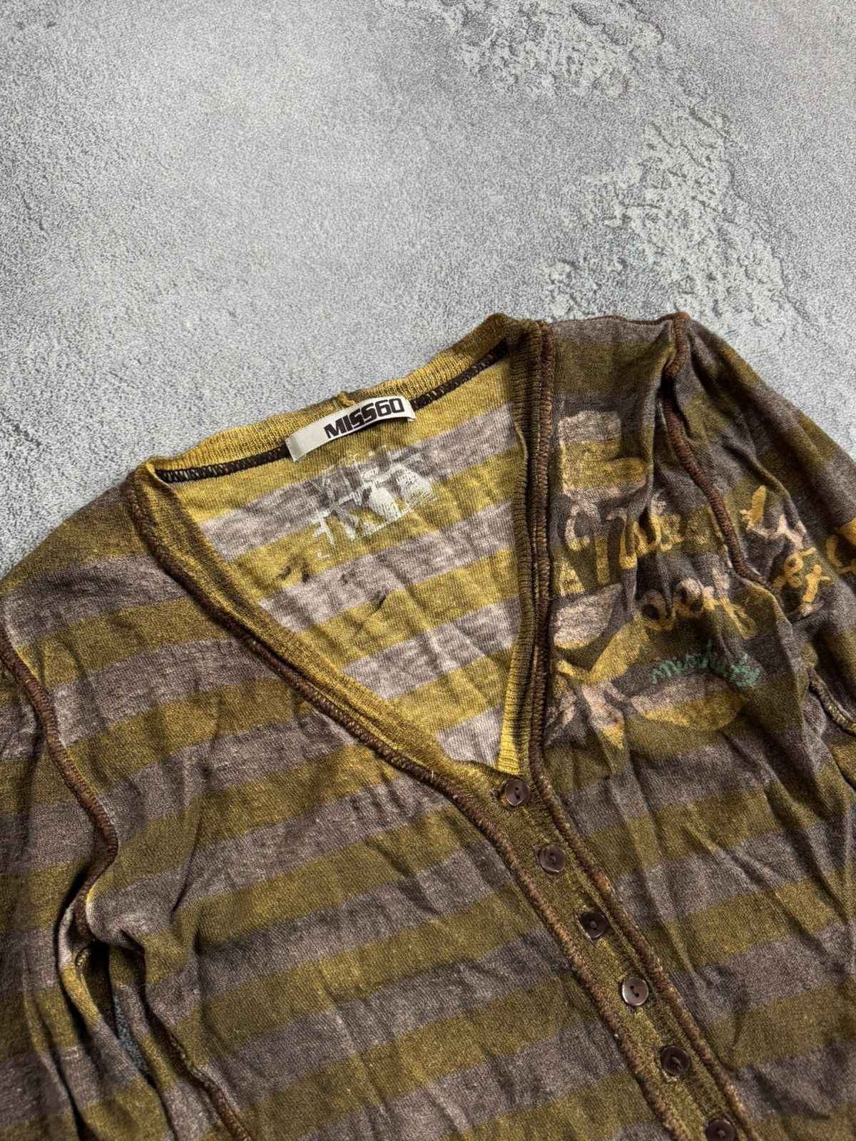 Miss Sixty Miss Sixty Button Cardigan Knitted Top Long Sleeve Sweater Size S / US 4 / IT 40 - 4 Thumbnail