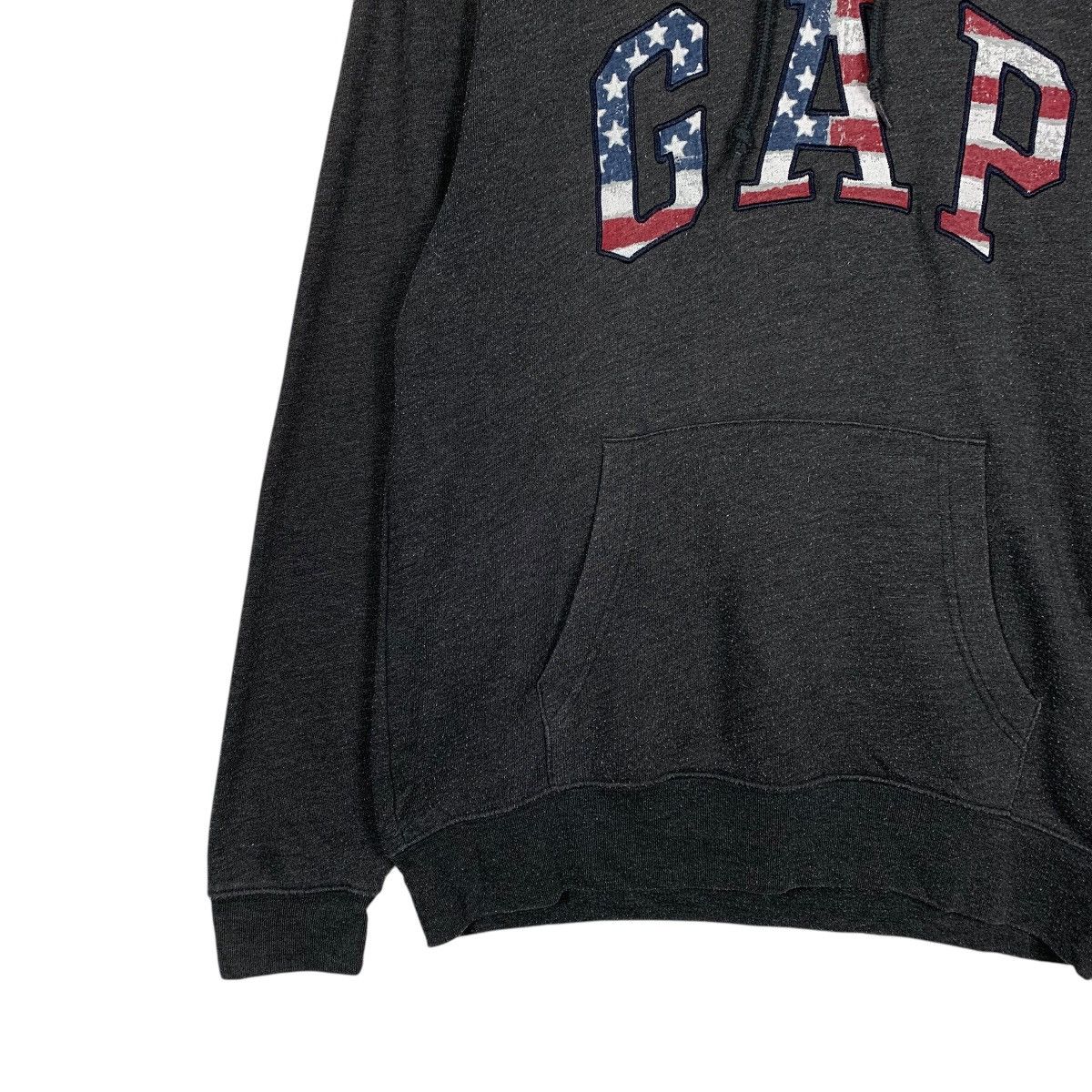 Gap Vintage Gap USA Flag Big Logo Hoodie Size US M / EU 48-50 / 2 - 3 Thumbnail