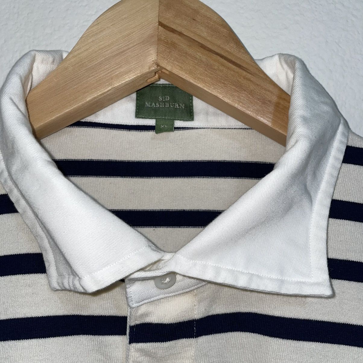 Sid Mashburn Sid Mashburn Striped Rugby Polo Size US XL / EU 56 / 4 - 2 Thumbnail