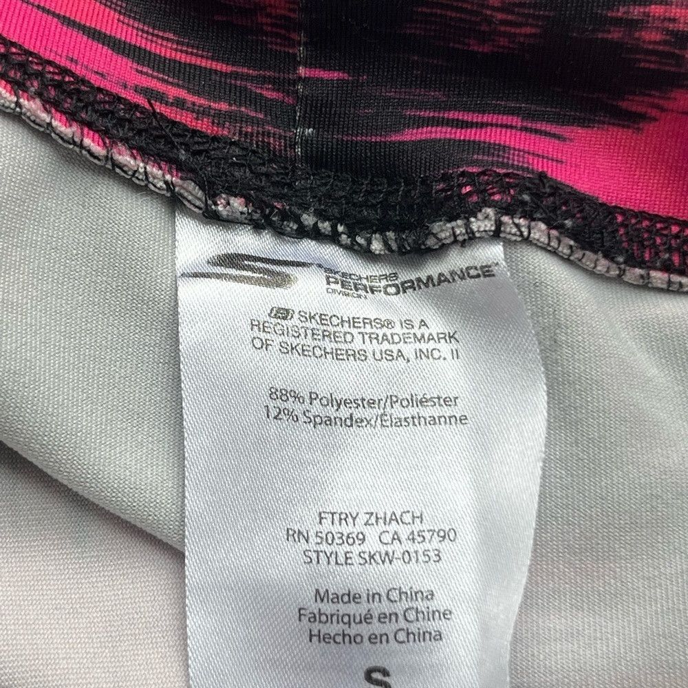 SKECHERS Skechers Tie Dye GOdri Athletic Leggings Black Pink Small Size 25" / US 0 / IT 36 - 6 Thumbnail