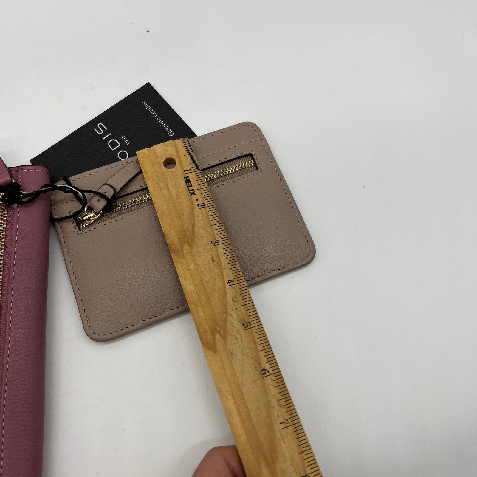 Other LODIS Texas Leather 2-Piece Wallet Set Pink & Brown Size ONE SIZE - 9 Thumbnail