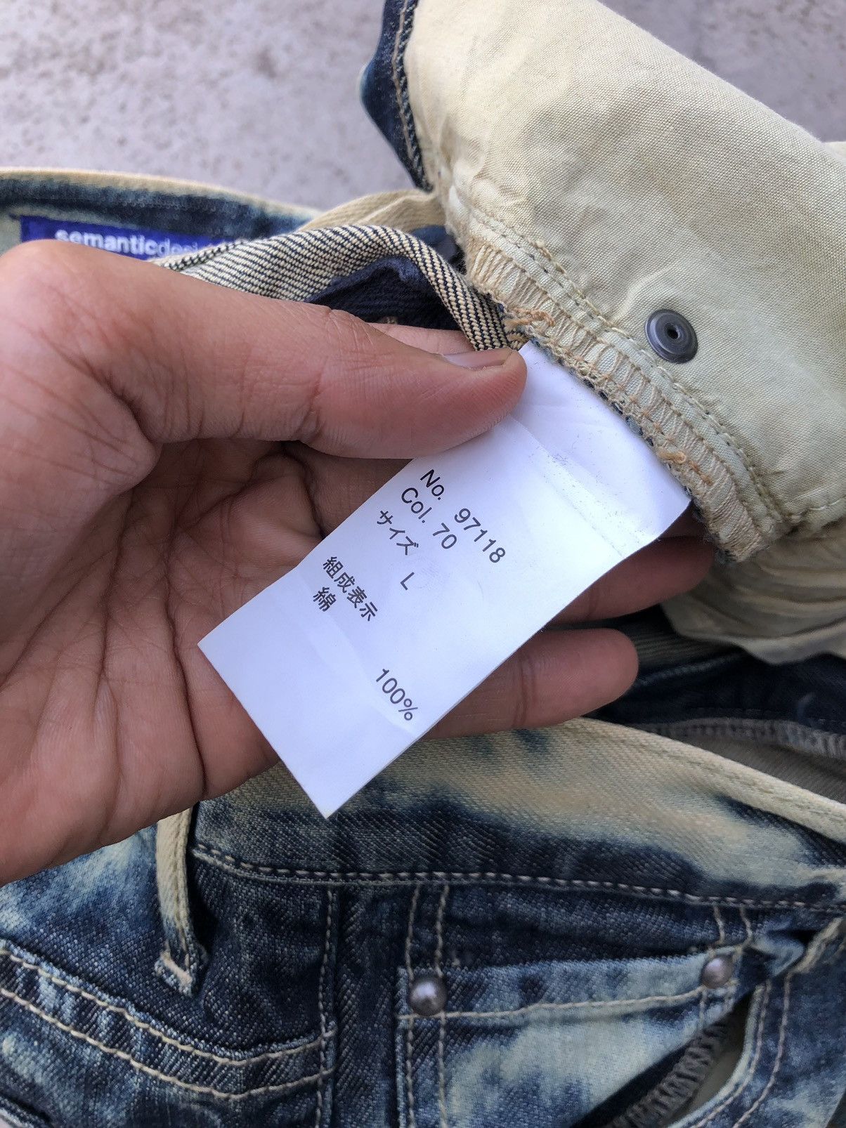 Bleach Goods BLEACH⚡️⚡️SEMANTIC DESIGN DENIM Size US 32 / EU 48 - 3 Thumbnail