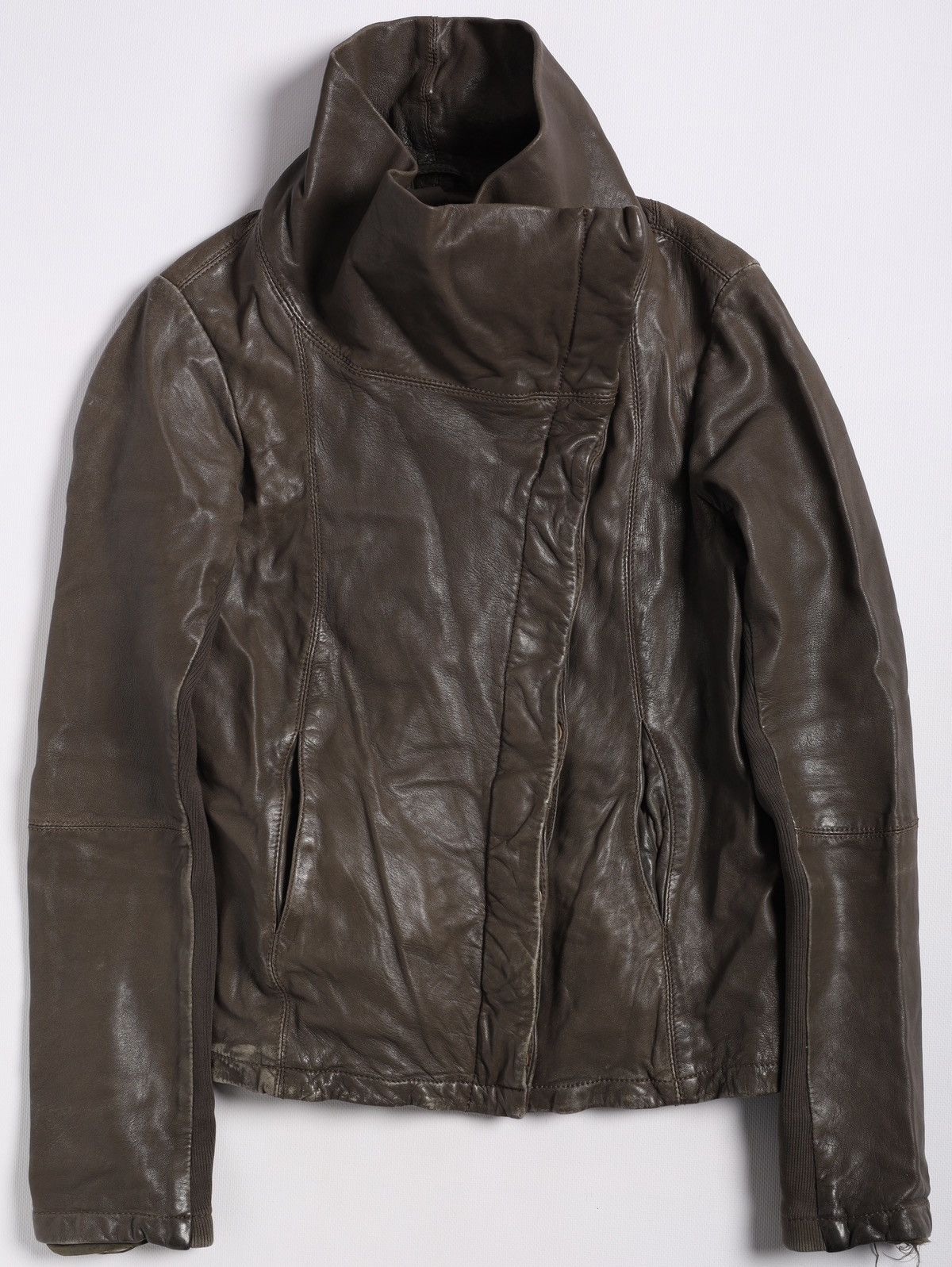 Allsaints Allsaints Kadian Leather Biker Jacket Size L / US 10 / IT 46 - 3 Thumbnail