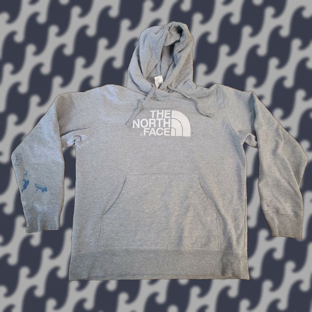 The North Face The North Face Men's Pullover Hoodie Gray Stained Large Size US L / EU 52-54 / 3 - 1 Thumbnail