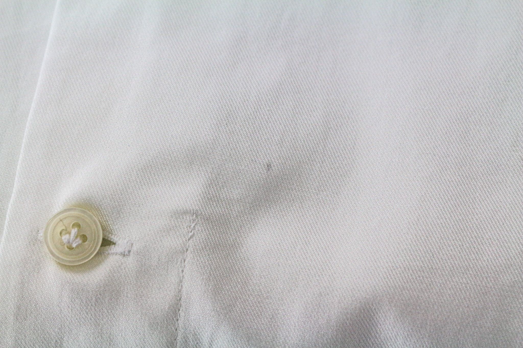 Suitsupply 43/ 17 Solid White Extra Slim Cut Egyptian Cotton 72924 Size 42R - 9 Thumbnail