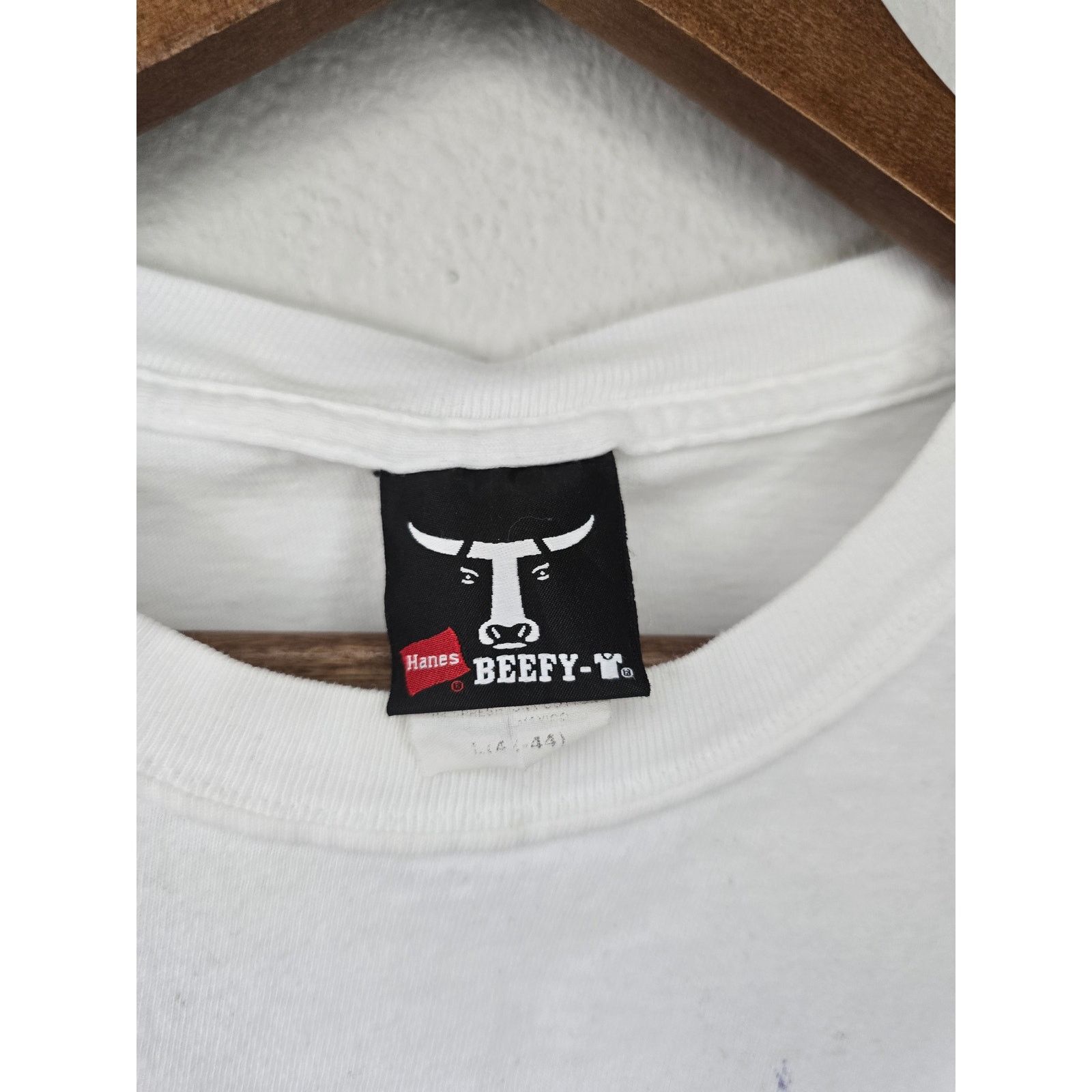 Hanes Vintage Funny Hire A Teenage They Know Everything L Tee Size US L / EU 52-54 / 3 - 5 Thumbnail