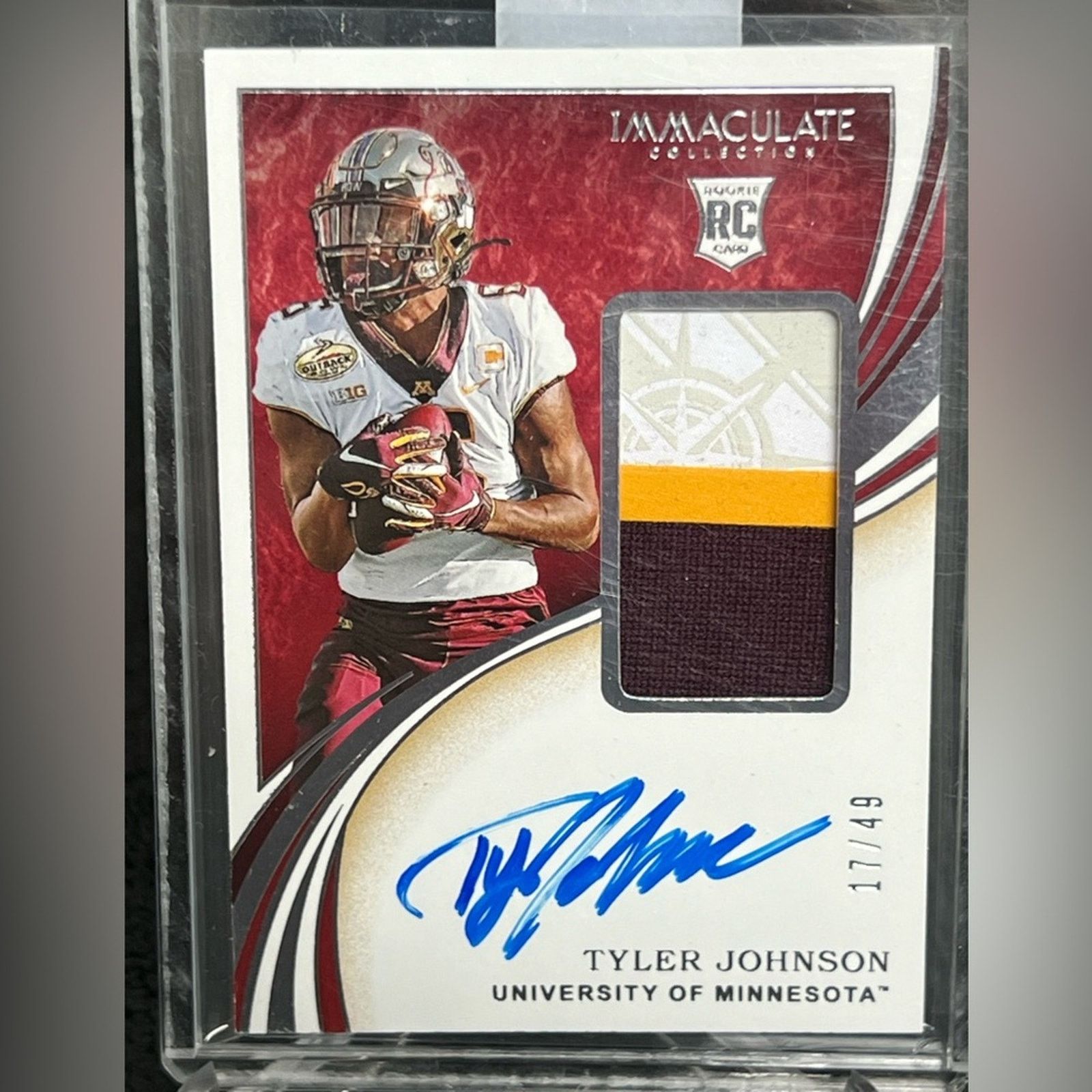 Other 2020 Immaculate Tyler Johnson Rookie Patch Auto RPA /49 Size ONE SIZE - 2 Thumbnail