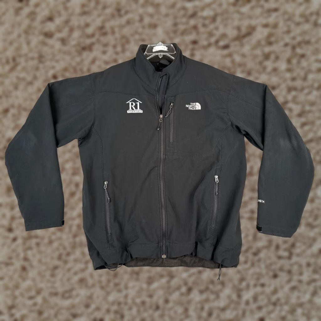The North Face The North Face Jacket Men Large Black Full Zip Mock Neck Polyester Apex READ Size US L / EU 52-54 / 3 - 1 Thumbnail