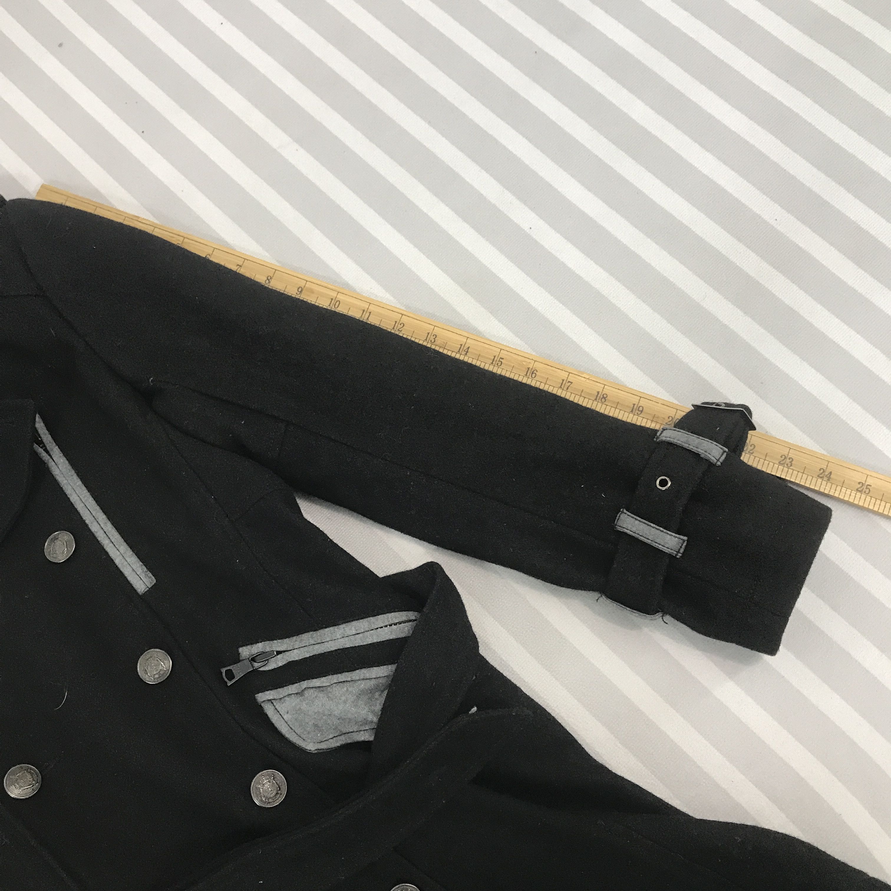 GOSTAR DE FUGA × Japanese Brand Vintage Fuga japan design wool long coat fur collar Jacket Size US S / EU 44-46 / 1 - 6 Thumbnail