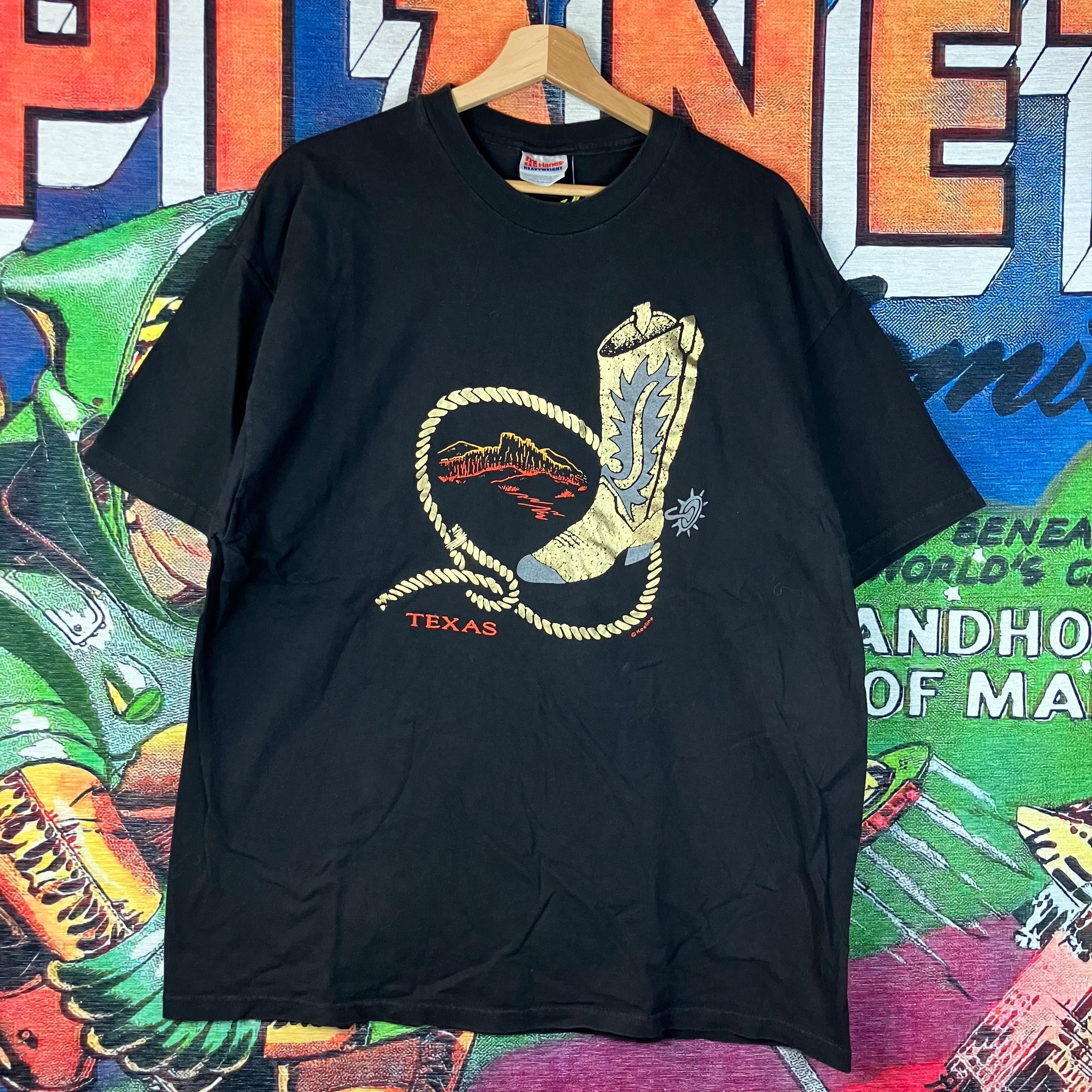 Vintage Vintage 90s Texas Destination Tee Size XL Size US XL / EU 56 / 4 - 1 Thumbnail