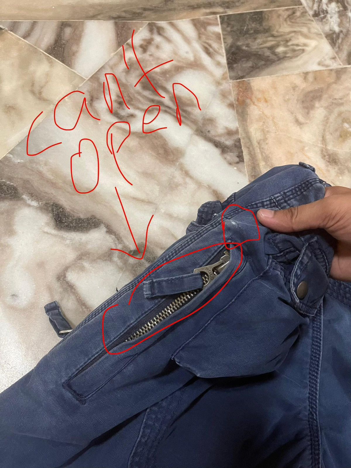 Polo Ralph Lauren Polo Ralph Lauren Faded Bondage Utility Pocket Cargo Pants Size US 33 - 9 Thumbnail