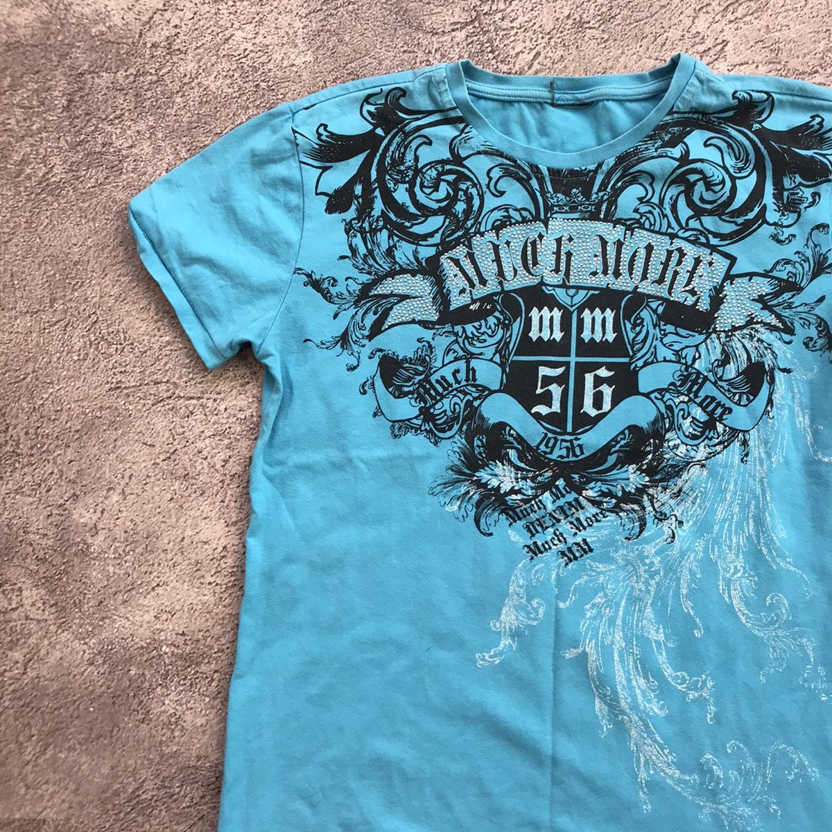 Vintage Vintage Y2K Sun Faded Graphic Tee Streetwear Abstract Art S Size S / US 4 / IT 40 - 2 Thumbnail