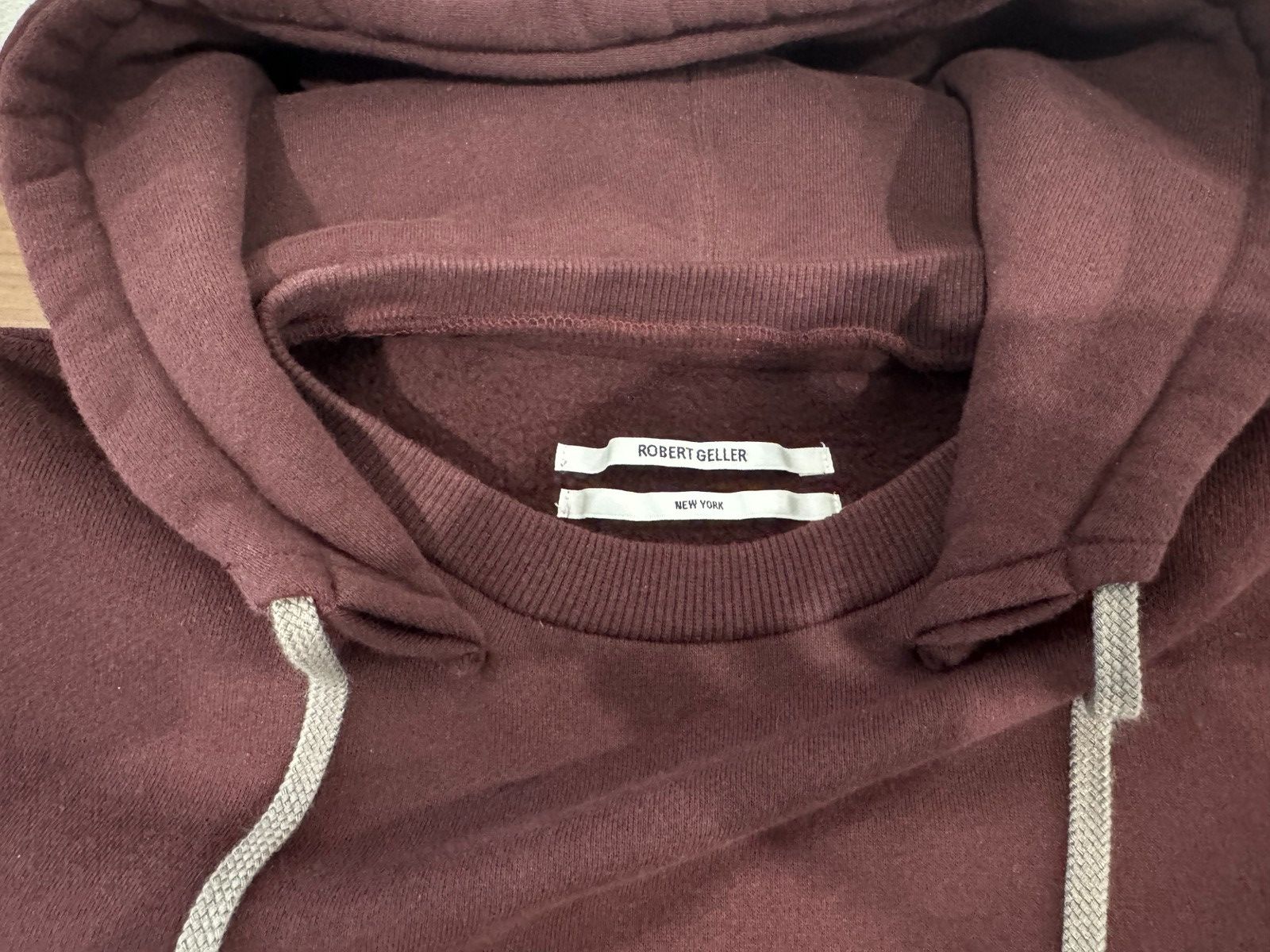 Robert Geller Bordeaux Market Hoodie Size M Size US M / EU 48-50 / 2 - 7 Thumbnail
