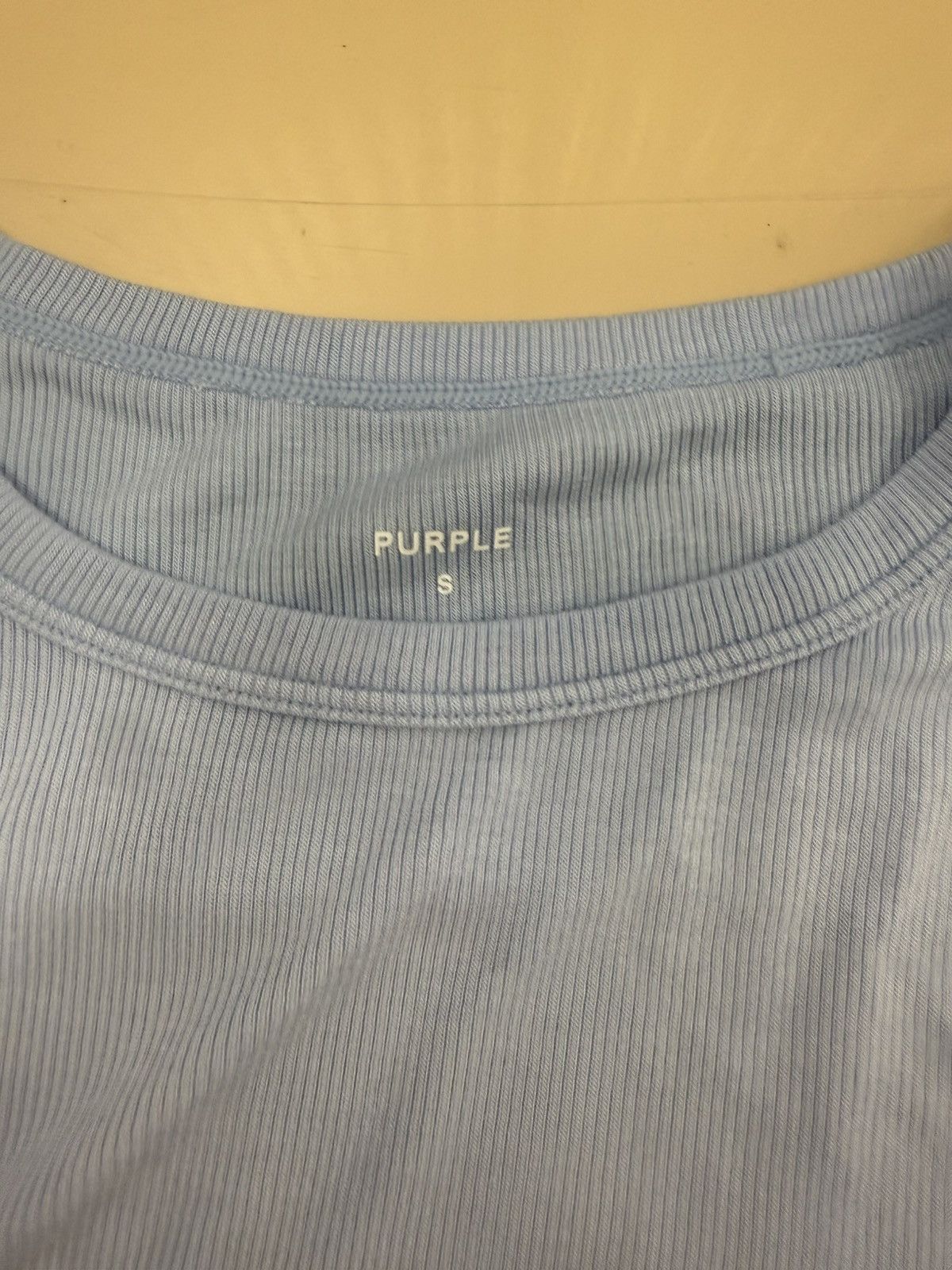 Other Purple Brand Rib Baby Tee Size S / US 4 / IT 40 - 3 Thumbnail