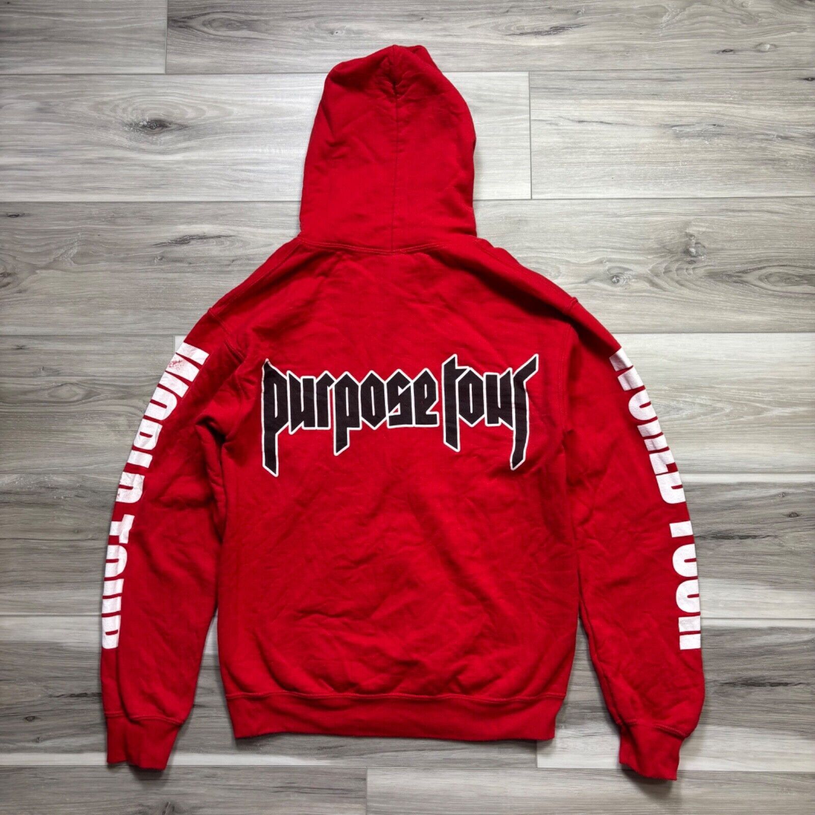 Gildan Justin Beiber Purpose Tour Hoodie World Tour Red Size Small Size US S / EU 44-46 / 1 - 10 Thumbnail