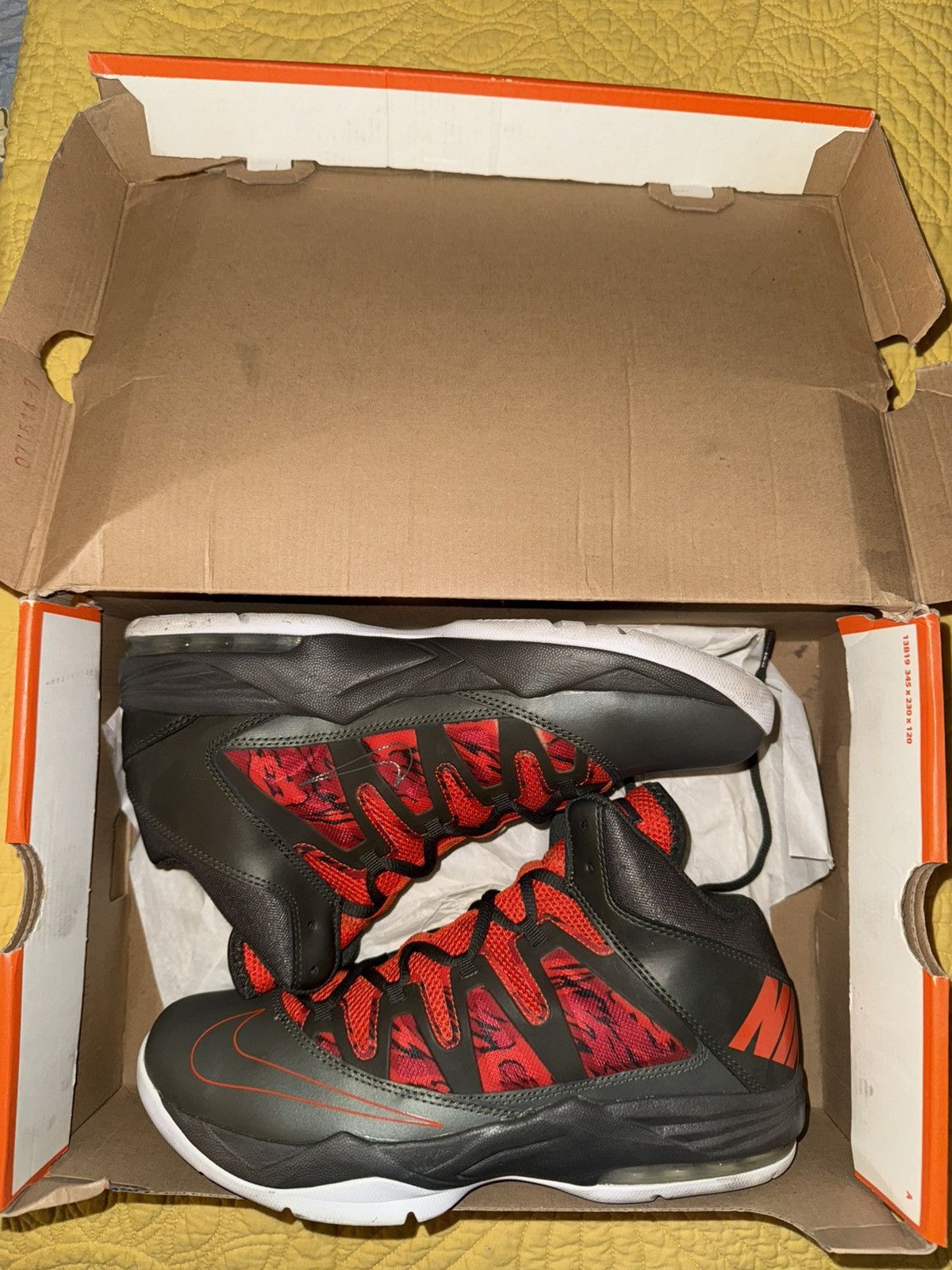Nike Nike Air Max Stutter Step Grey/Orange size 9 VNDS! Size US 9 / EU 42 - 3 Thumbnail