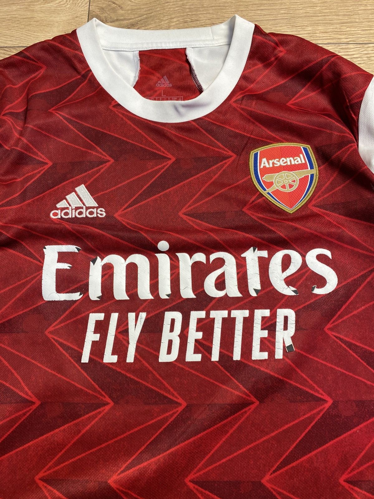 Adidas Adidas Arsenal Home Long Sleeve Shirt 20-21 Jersey Men's szL Size US L / EU 52-54 / 3 - 4 Thumbnail