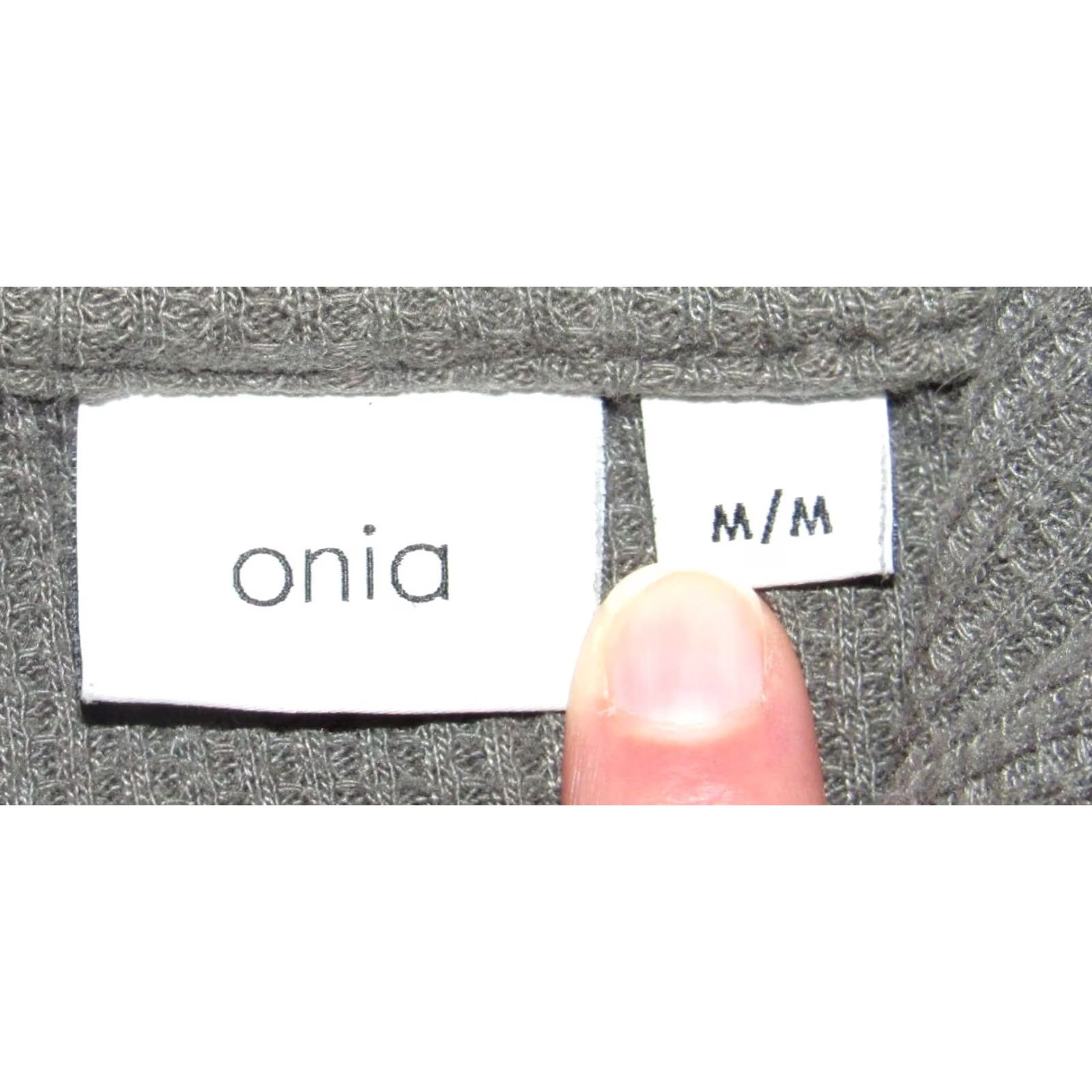 Onia ONIA Grey Thermal Cotton Blend Hooded Pullover Sweater Medium M Mens Hoodie Size US M / EU 48-50 / 2 - 3 Thumbnail