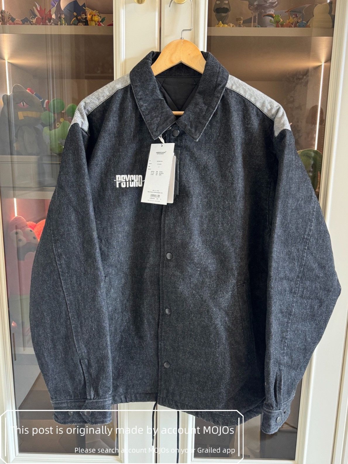 Undercover Sz 3 Undercover 22AW Psycho Ghost Hand Denim Padded Jacket Size US L / EU 52-54 / 3 - 1 Thumbnail