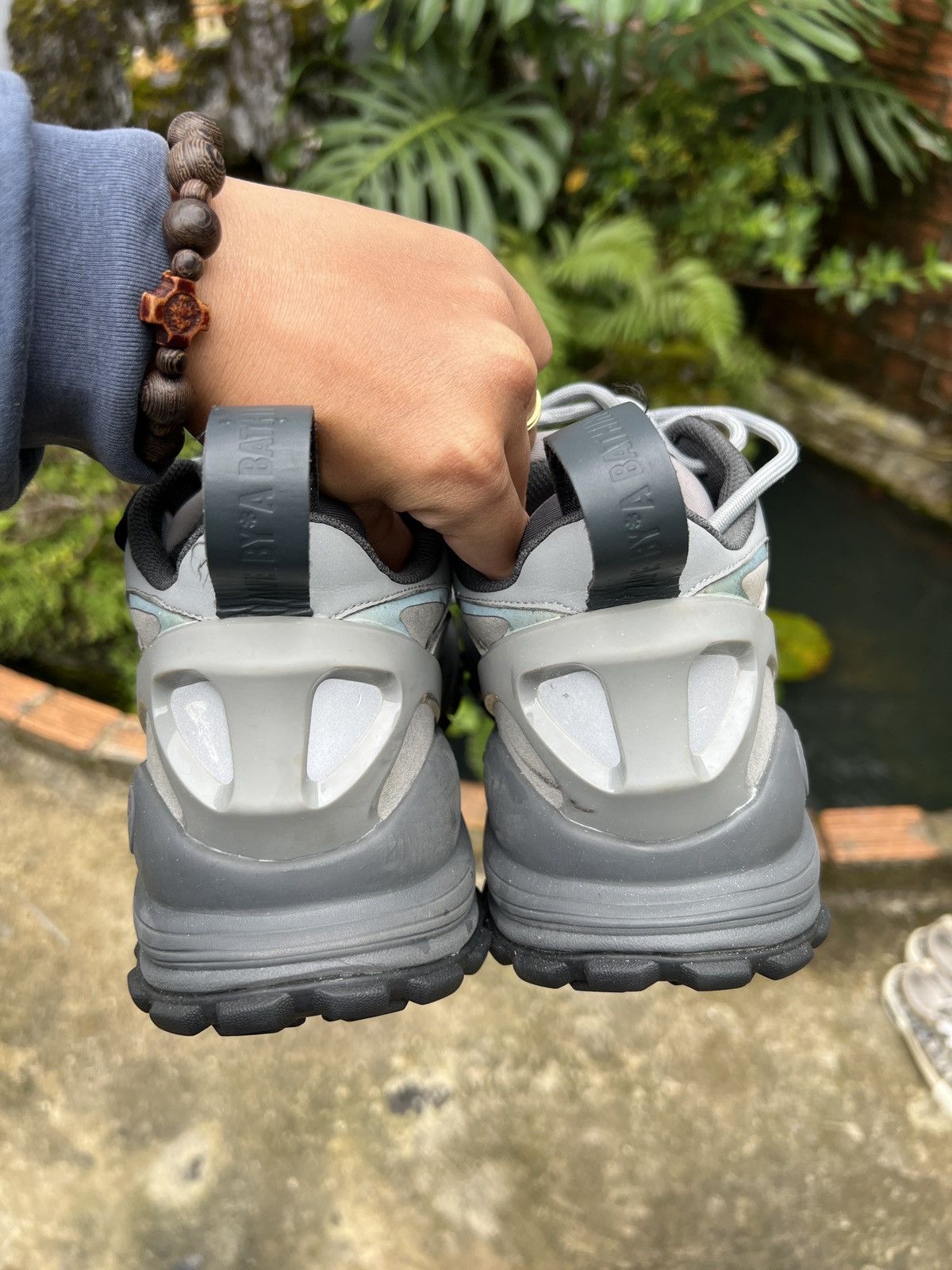 Bape Aape by abathing Ape Sneaker Low Grey Size US 8.5 / EU 41-42 - 5 Thumbnail