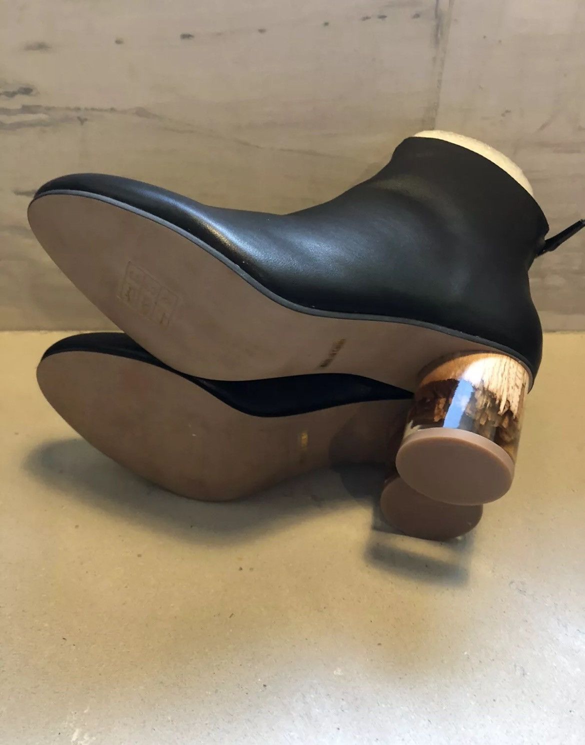 Yohji Yamamoto Y's By Yohji Yamamoto Lucite Heel Ankle Boots Size US 6.5 / IT 36.5 - 5 Thumbnail