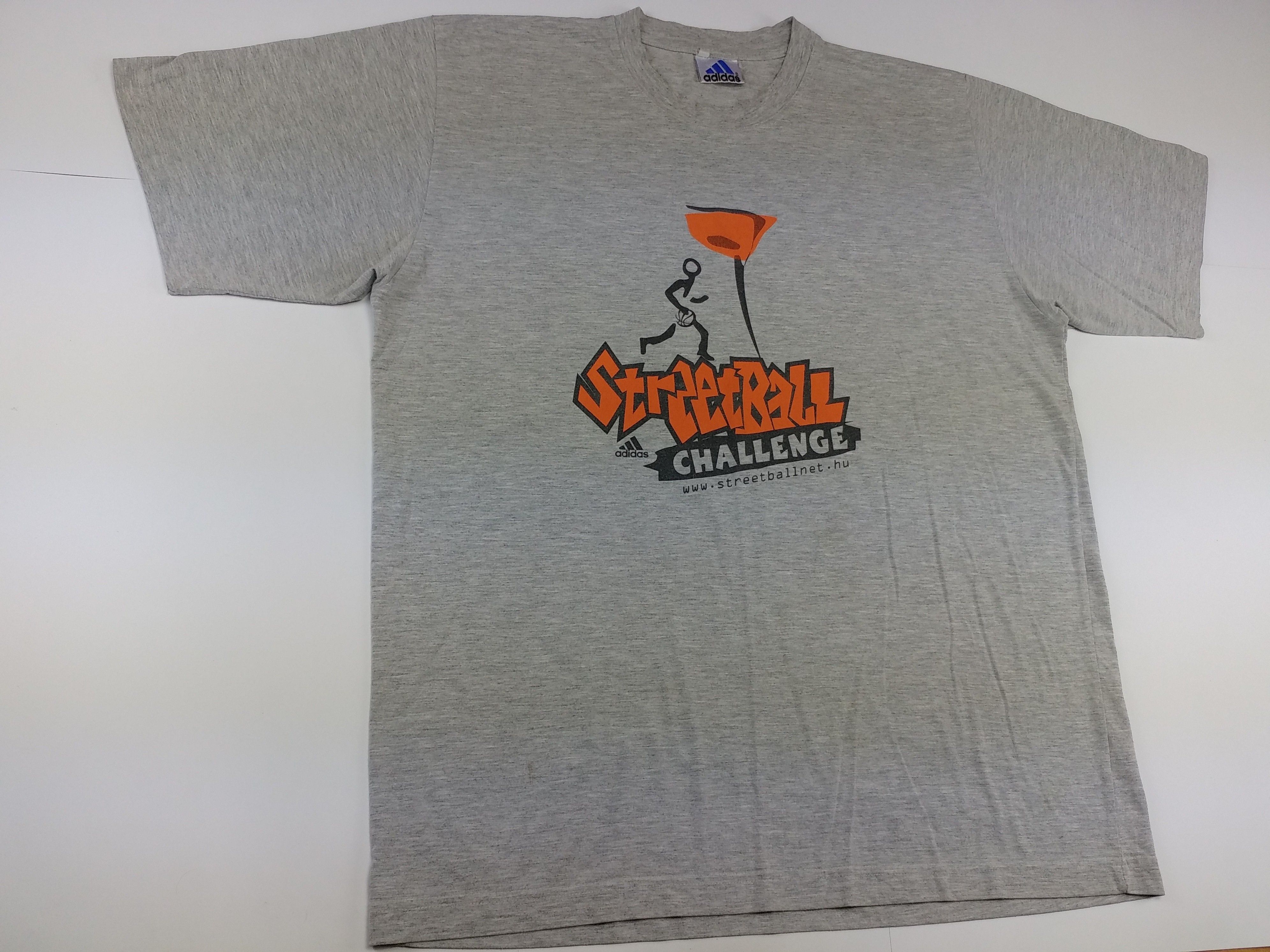 Adidas Adidas Streetball Challenge t-shirt, 1998 Hungary vintage XL Size US XL / EU 56 / 4 - 3 Thumbnail