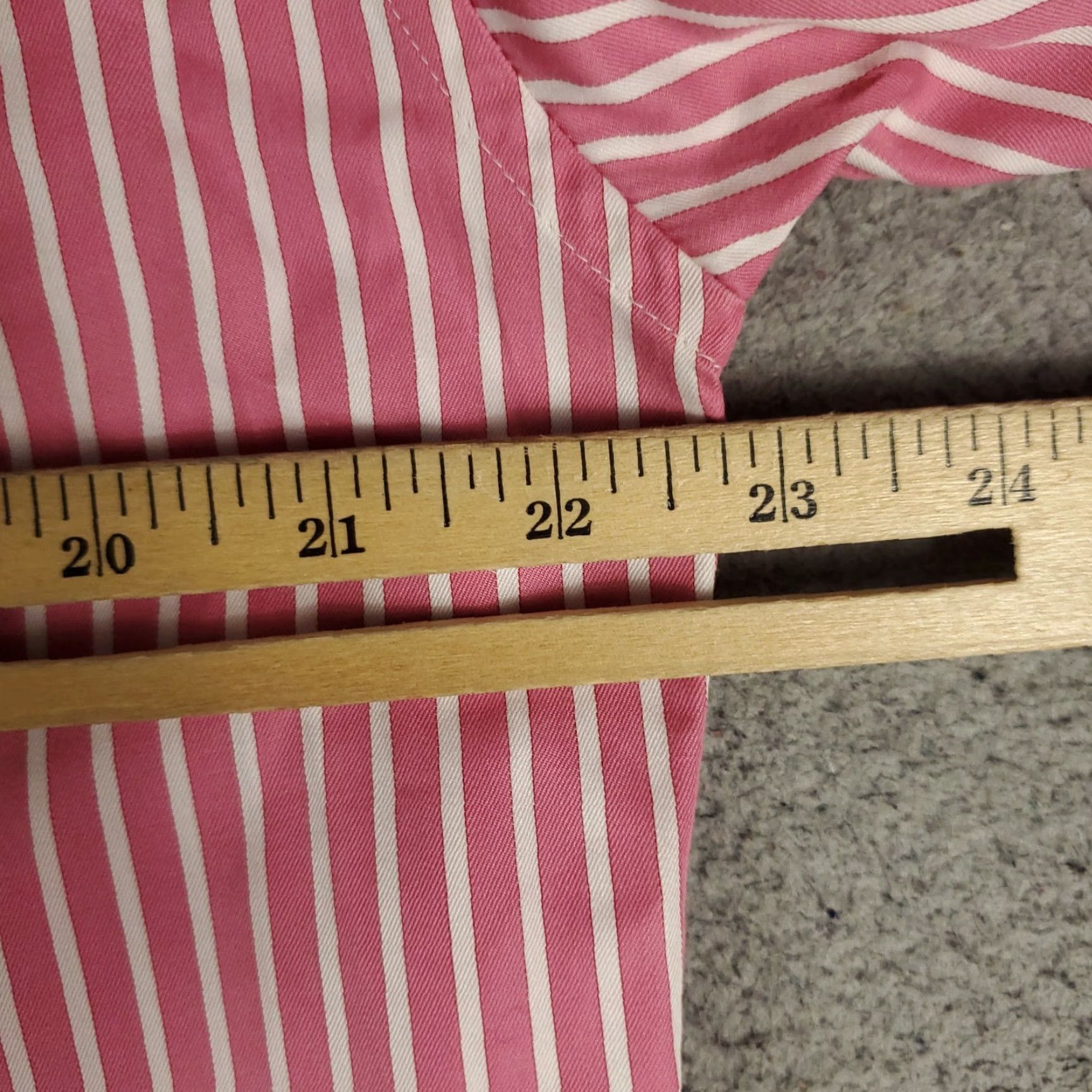 Vintage Maus & Hoffman Shirt Mens Medium Pink Striped Italy Button Up Long Sleeve Size US M / EU 48-50 / 2 - 6 Thumbnail