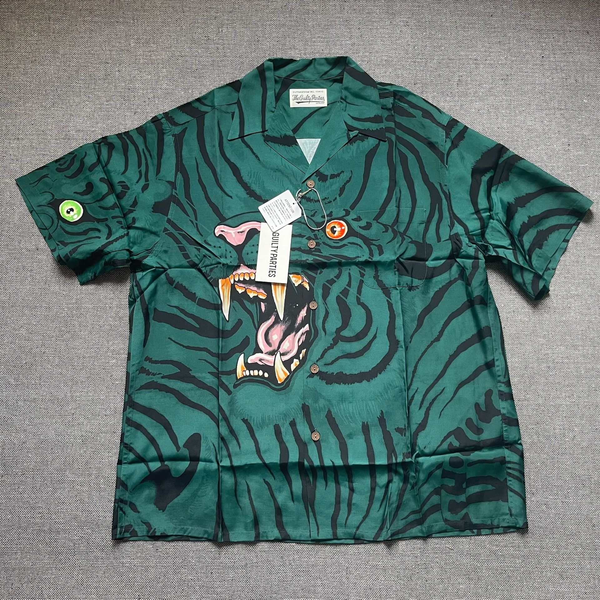 Wacko Maria Wacko Maria x Tim Lehi Tiger Head Hawaiian Shirt Size US L / EU 52-54 / 3 - 1 Thumbnail