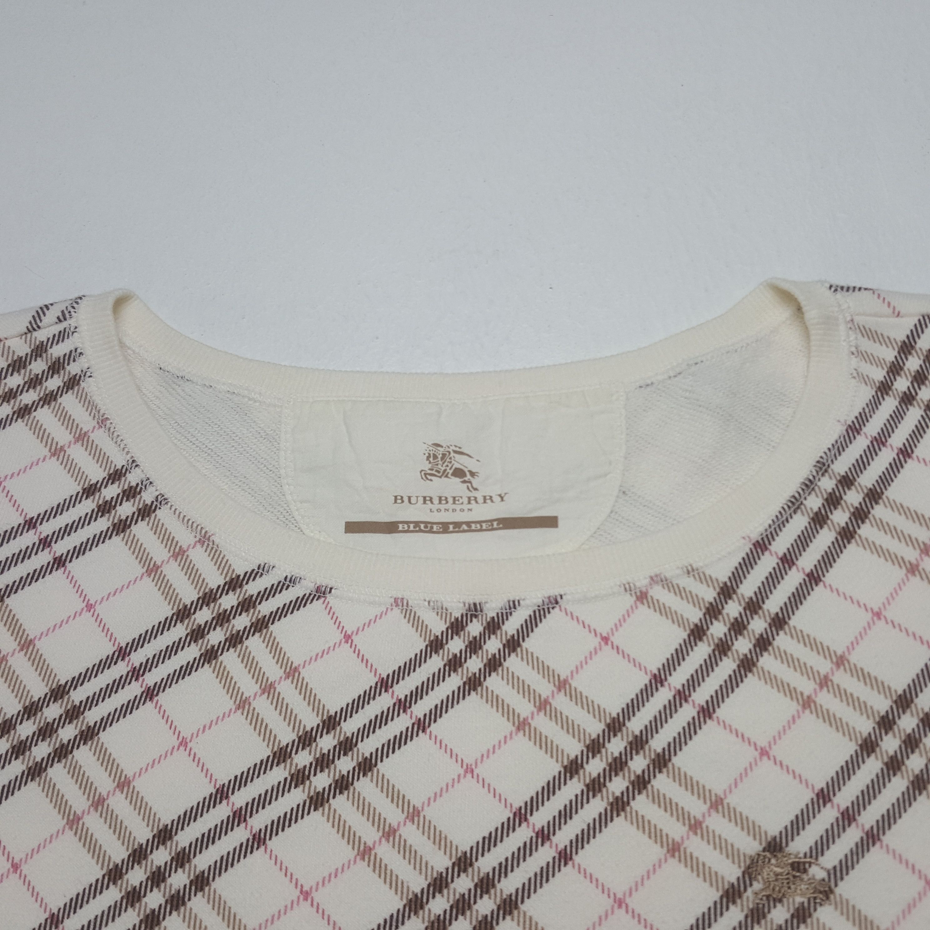 Burberry Vintage Burberry London Nova Check Sweatshirt C316N27 Size US XS / EU 42 / 0 - 4 Thumbnail