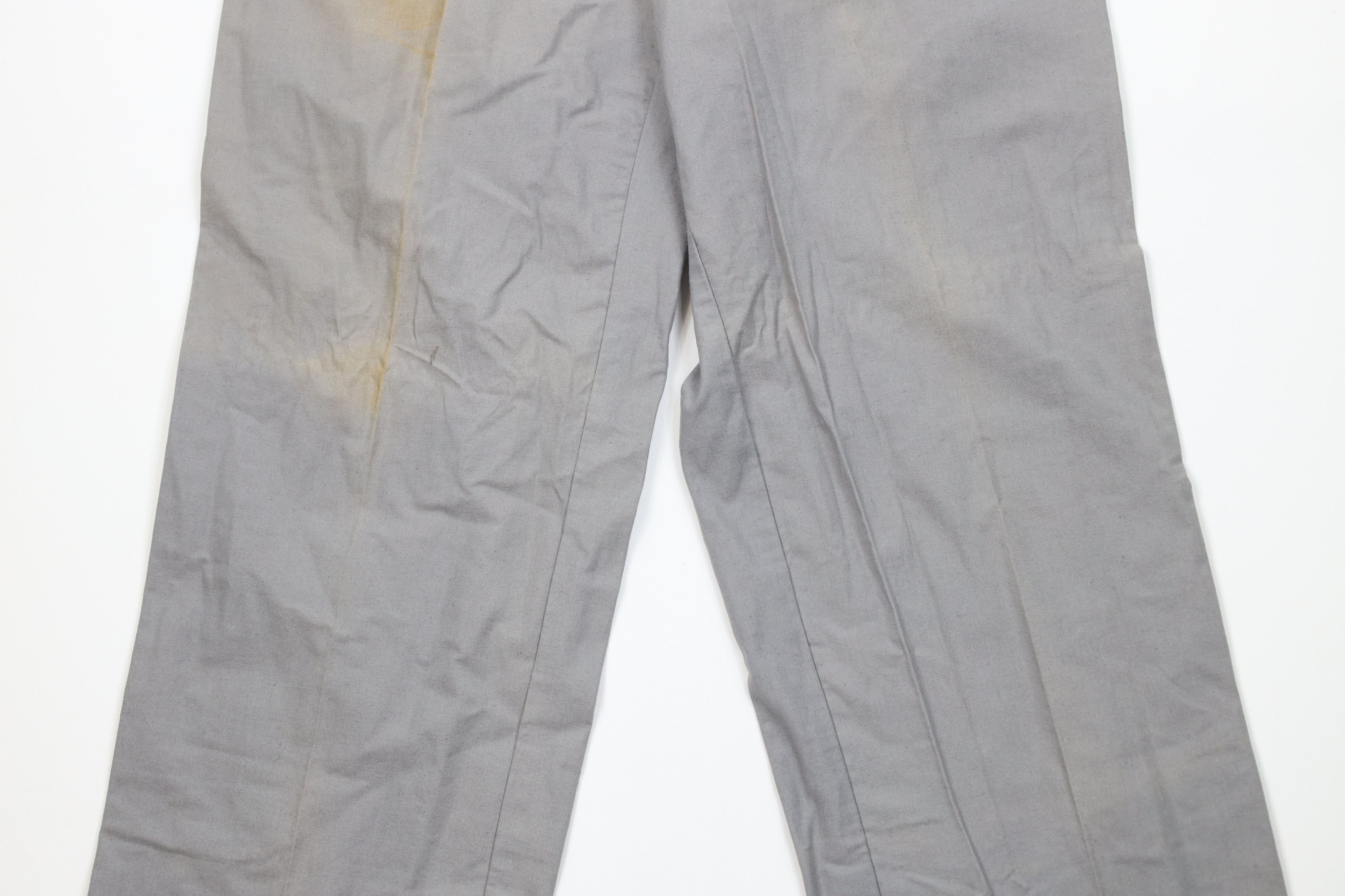 Nike Deadstock Vintage 80s Nike Basketball Pants Gray Cotton Size US 34 / EU 50 - 3 Thumbnail