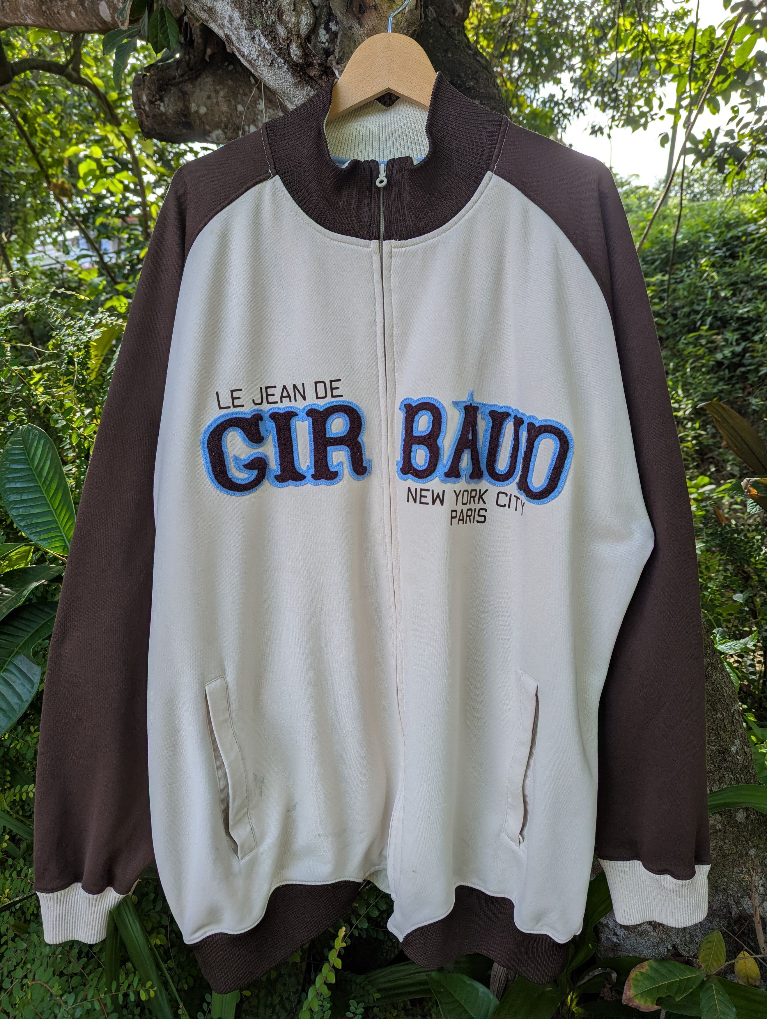 Marithe + Francois Girbaud Marithe Francois Girbaud Jacket Cream Brown Full Zip Size US XXL / EU 58 / 5 - 1 Thumbnail