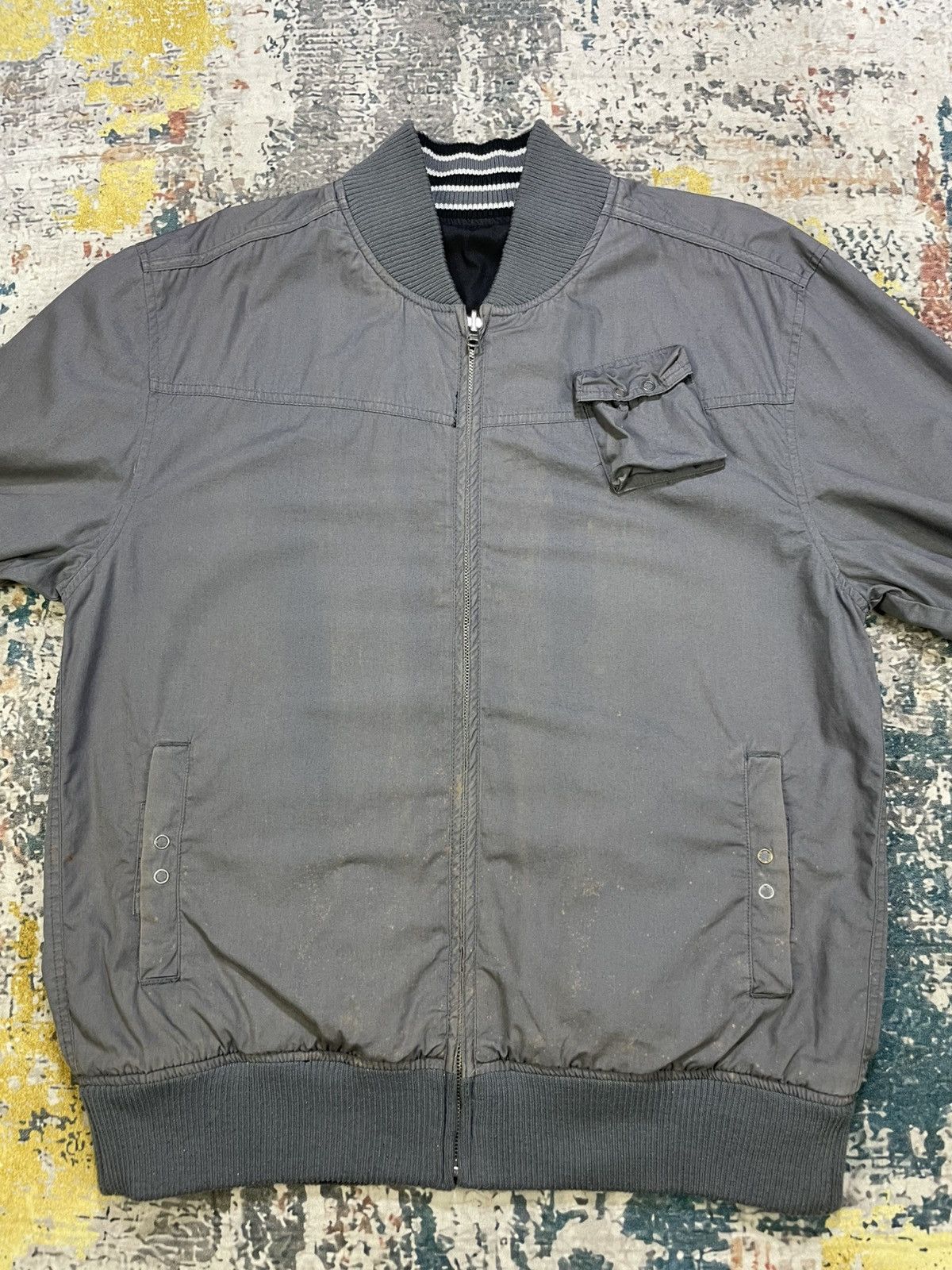 Stussy Vintage Stussy Reversible Cargo Bomber Jacket Size US L / EU 52-54 / 3 - 10 Thumbnail
