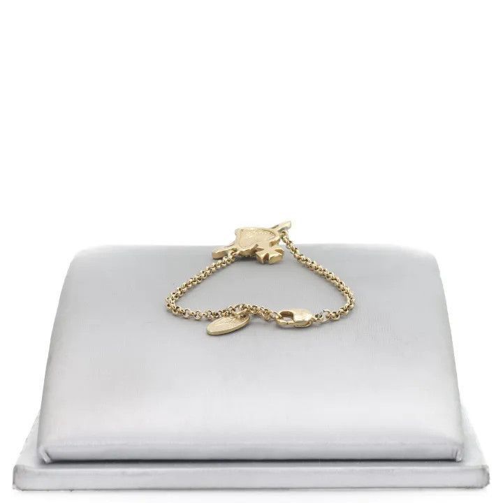 Vivienne Westwood Vivienne Westwood Brass Logo Bracelet for Women Size ONE SIZE - 1 Thumbnail