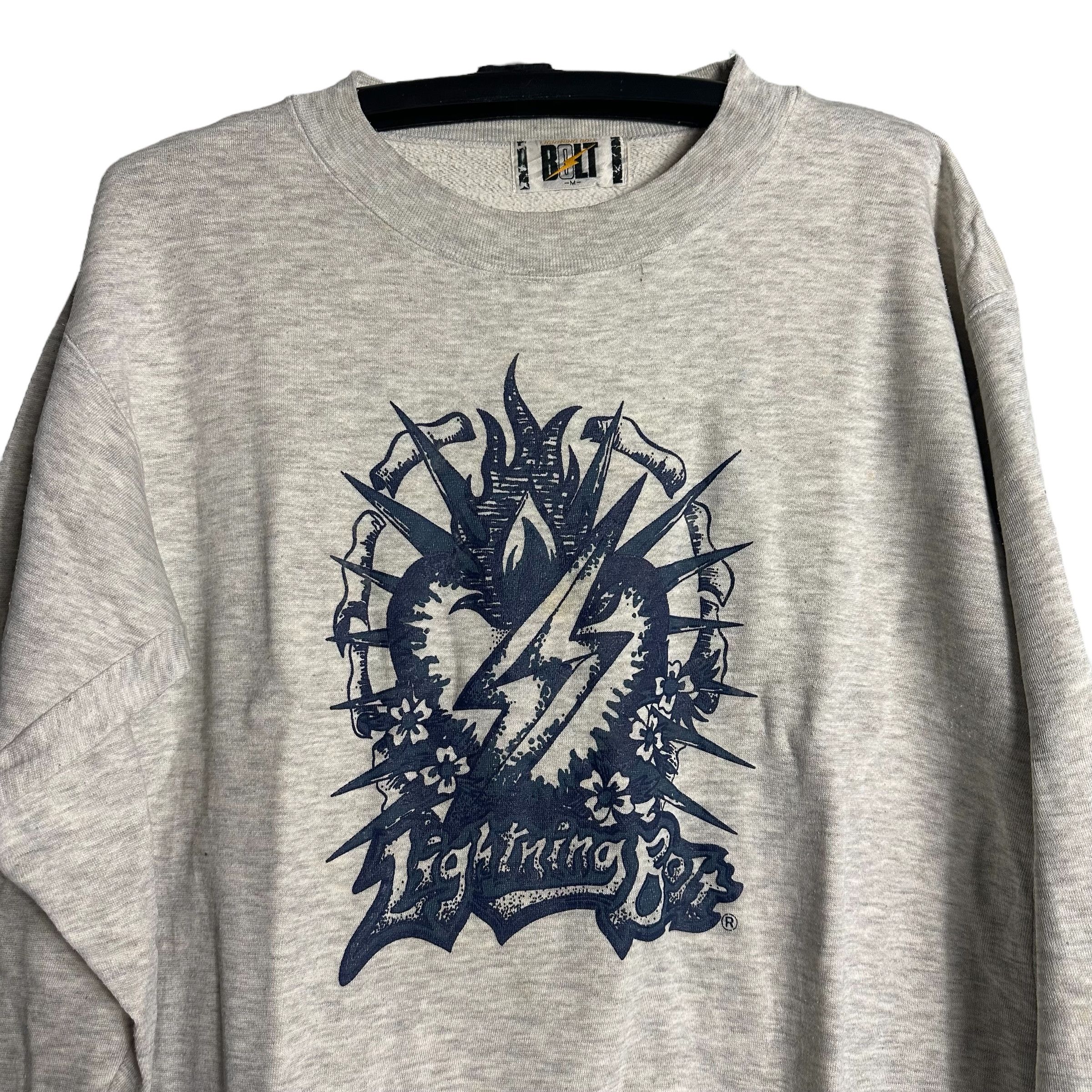 Lightning Bolt 🔥RARE🔥Vintage Lightning Bolt Good Art Crewneck Sweatshirt Size US L / EU 52-54 / 3 - 2 Thumbnail