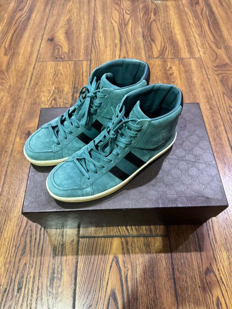 Gucci Gucci Men's High-Top Sneakers - dmc Size US 9 / EU 42 - 1 Thumbnail