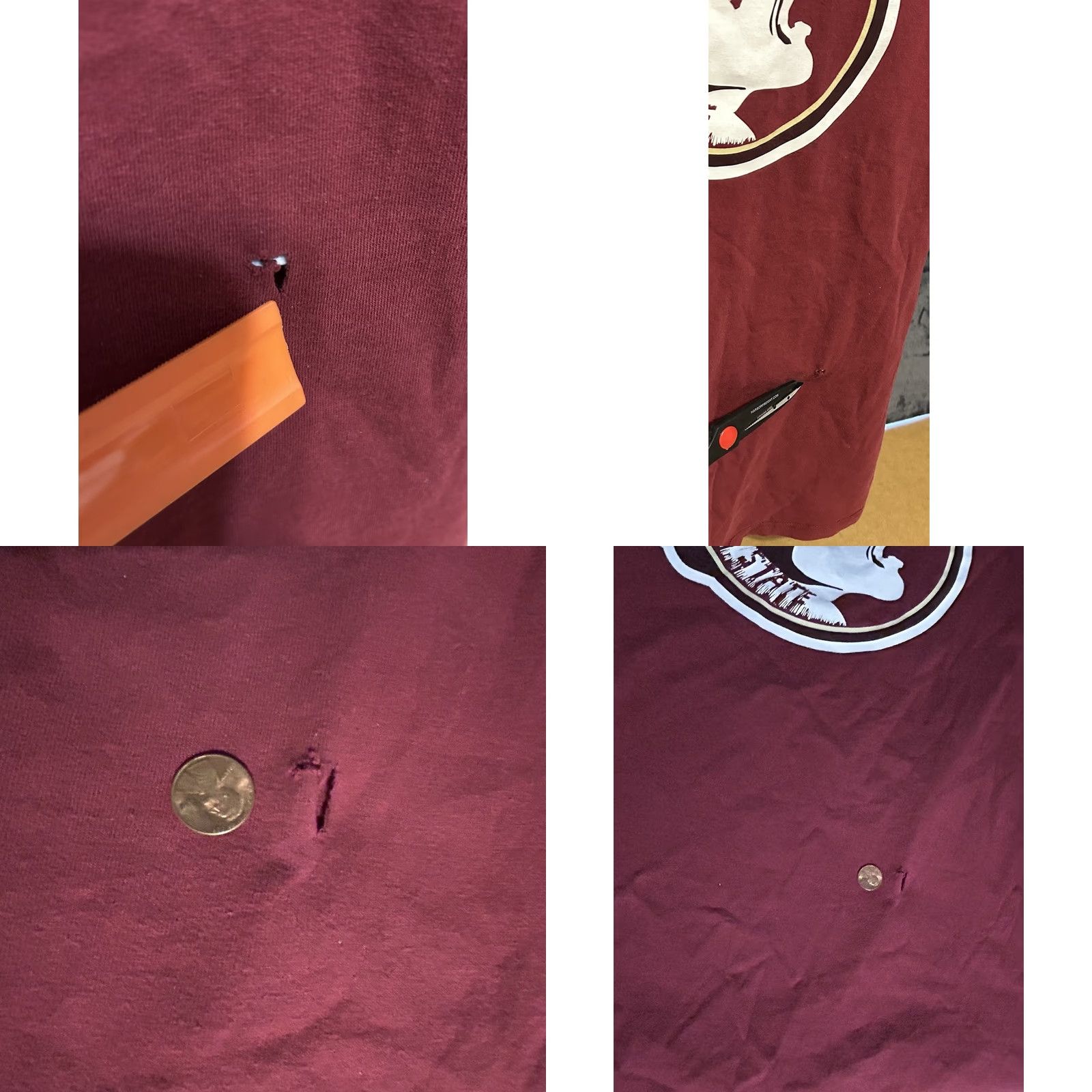 Nike VINTAGE Nike Florida State Seminoles Shirt Men Medium Double Sided Swoosh Nike T-Shirt Size US M / EU 48-50 / 2 - 8 Thumbnail