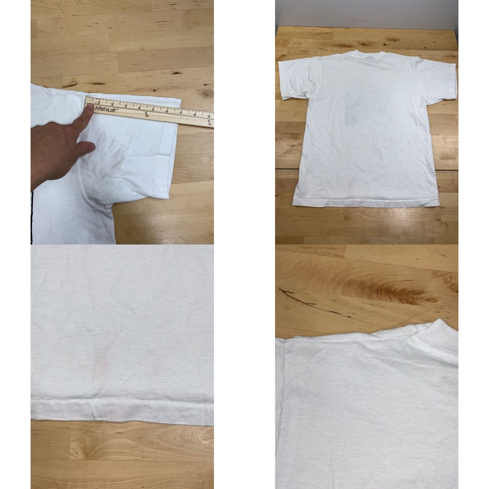 Vintage VINTAGE Screen Stars Best Idaho T Shirt Mens M White Crew Neck Short Sleeve USA 10119 80s City College Geek Retro University Shirts Mens White USA Size US M / EU 48-50 / 2 - 8 Thumbnail